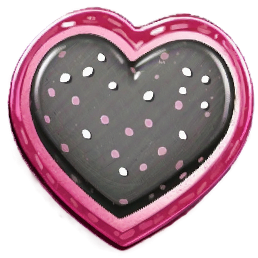 Kawaii Pink Heart Png Dgt47 PNG