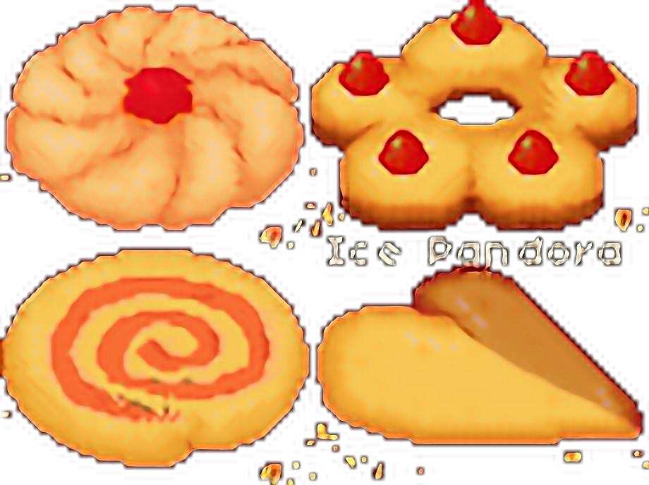 Kawaii Pixel Art Pastries PNG