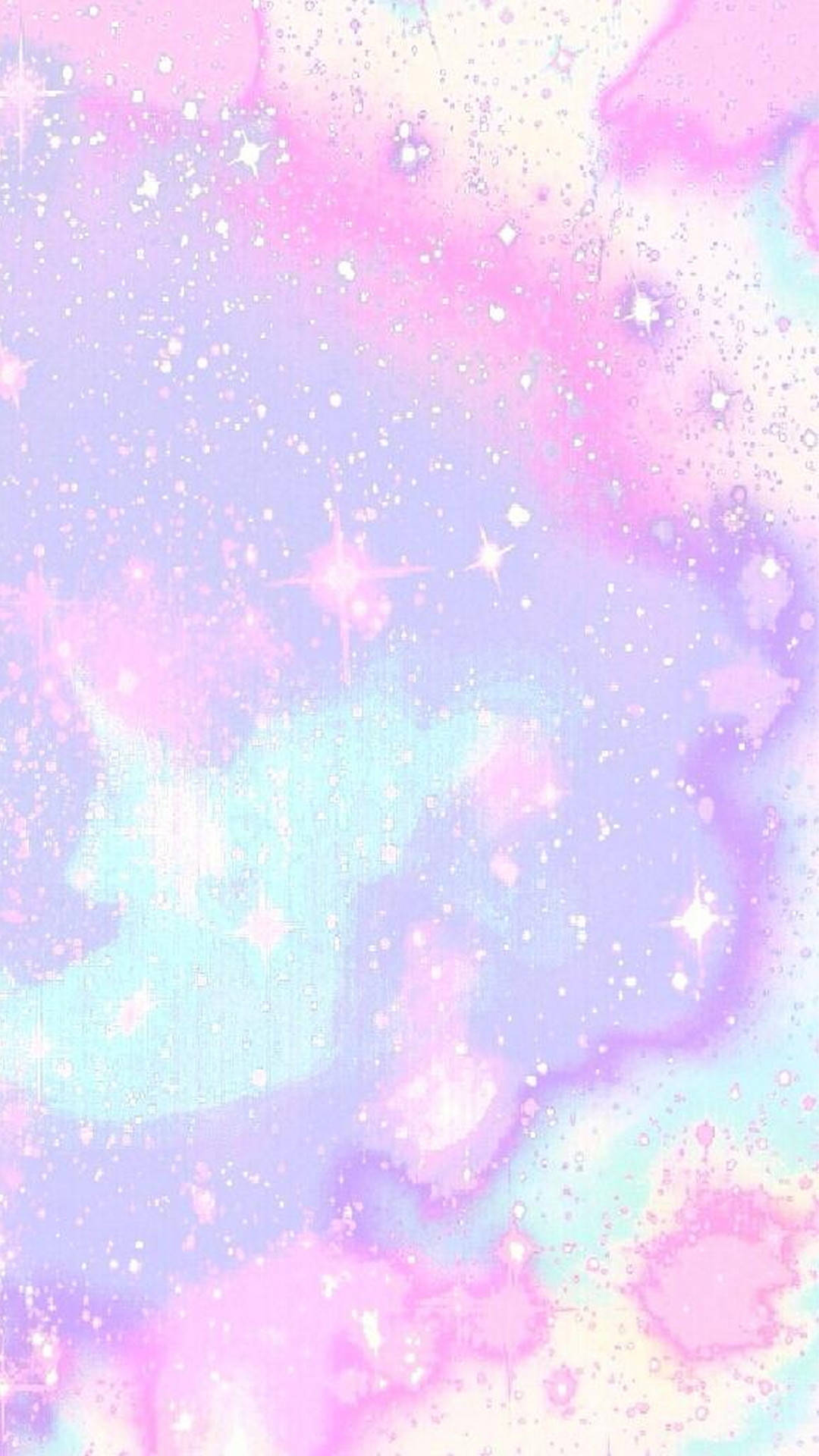 Kawaii Purple And Pink Galaxy Wallpaper