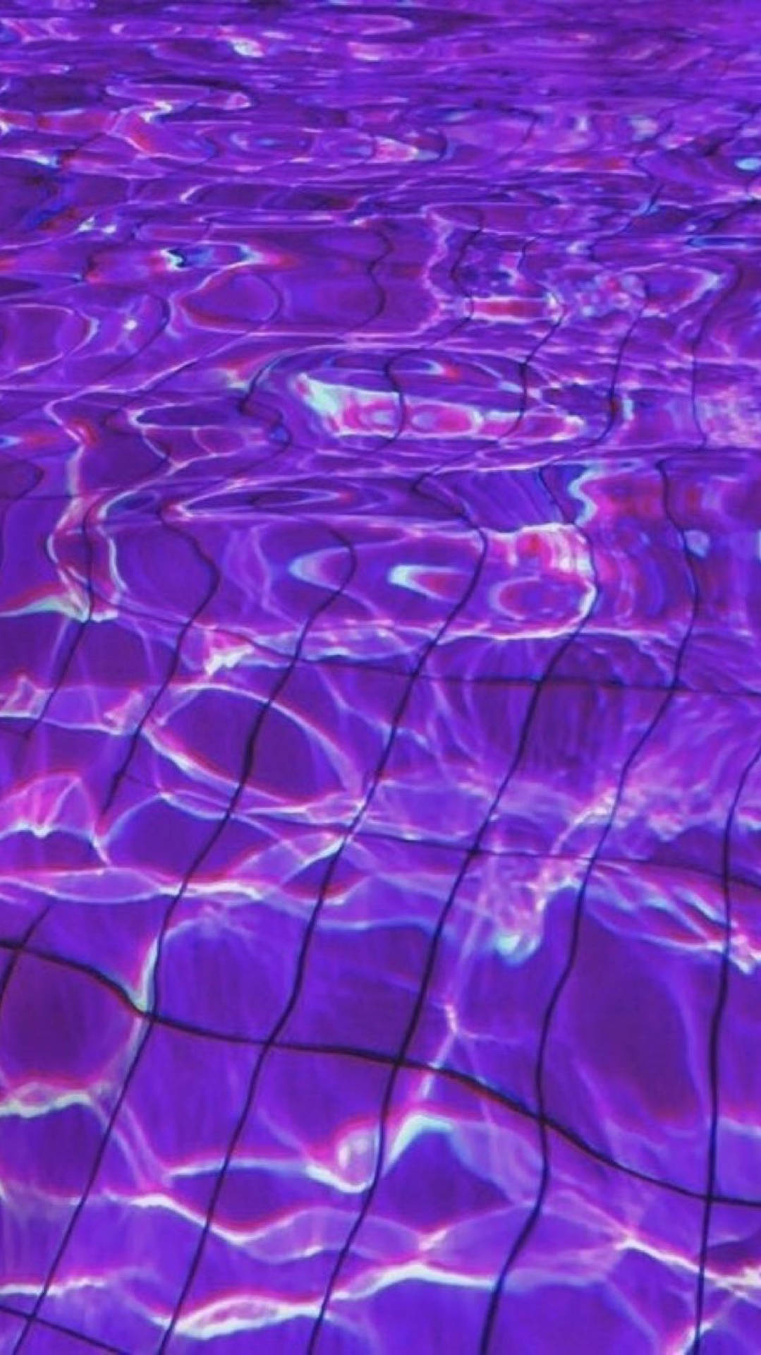 Kawaii Purple Pool Wallpaper