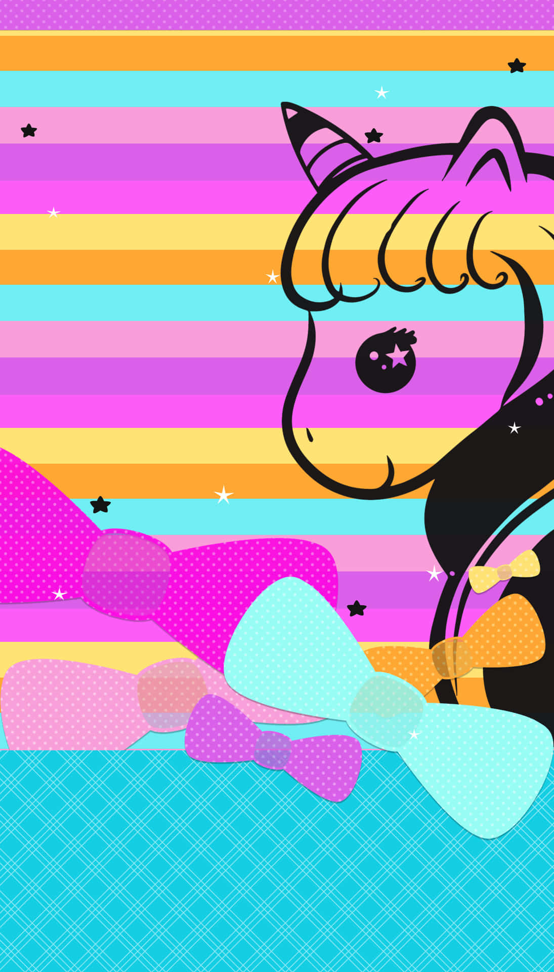 Adorable Kawaii Rainbow Wallpaper for your screens Wallpaper