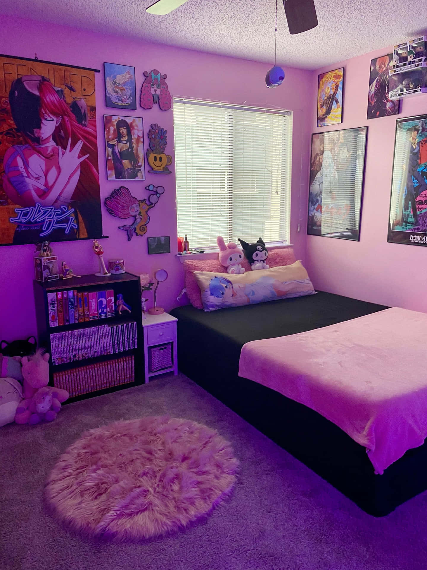 Caption: A Cozy and Vibrant Kawaii Room Wallpaper
