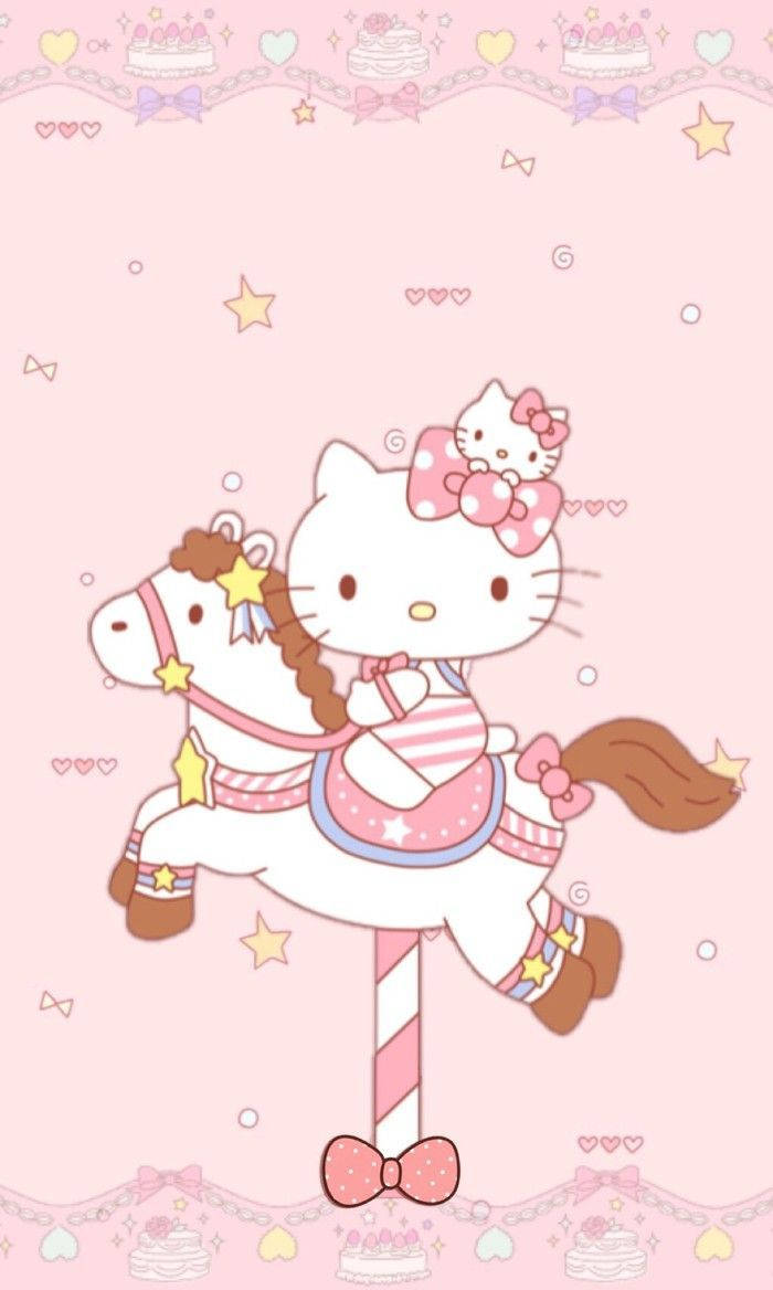 Spread your cuteness and sweetness like Hello Kitty Wallpaper
