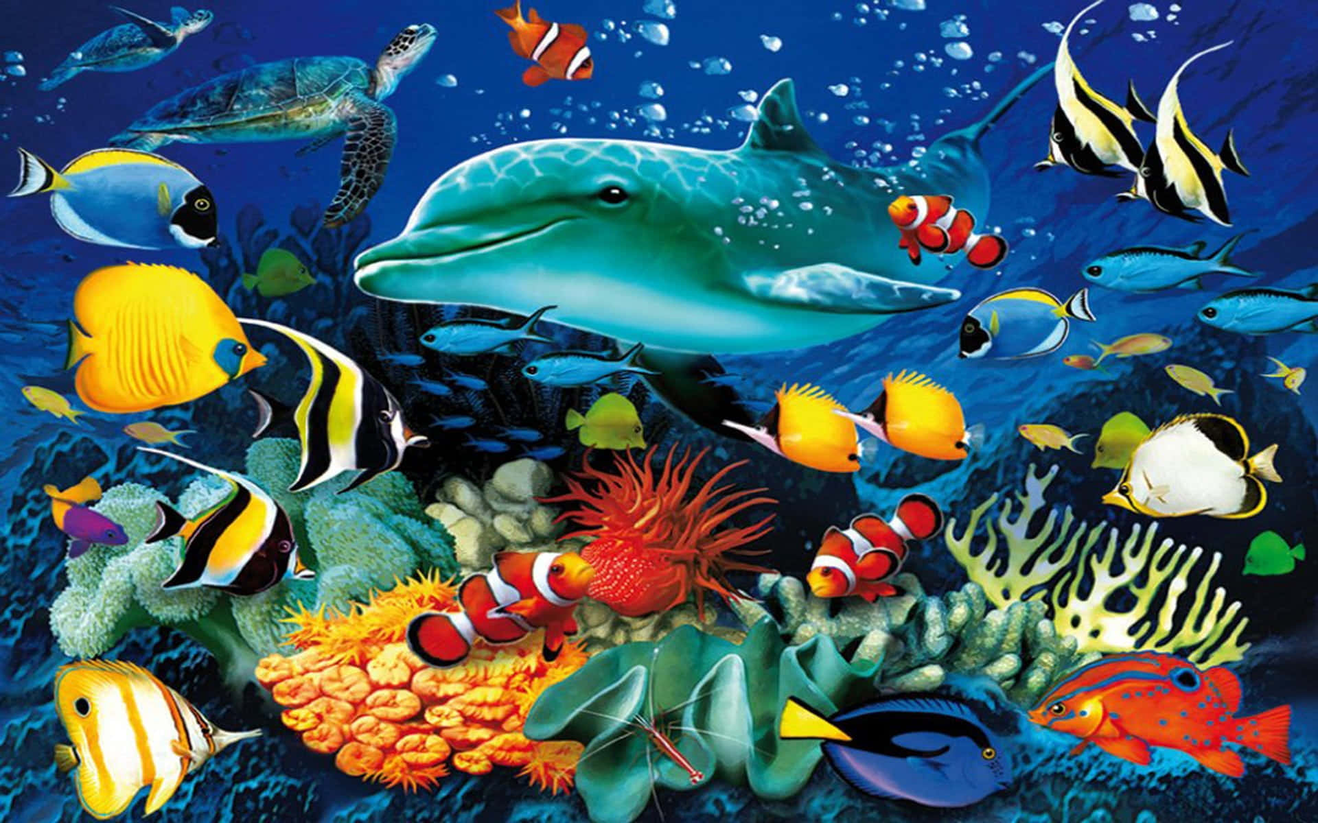 Sea Creatures Wallpaper Stock Illustrations  2235 Sea Creatures Wallpaper  Stock Illustrations Vectors  Clipart  Dreamstime