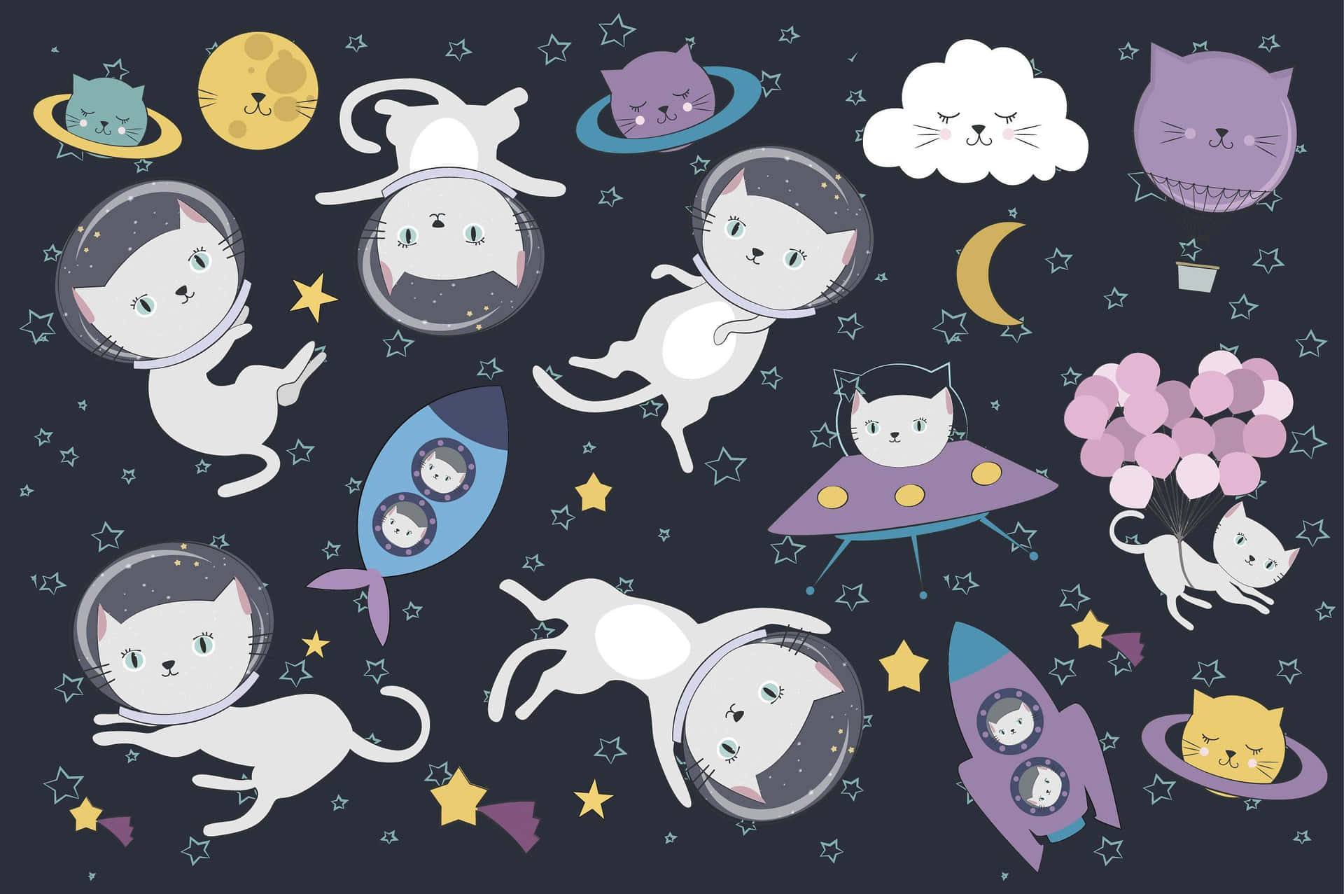 Exploring the Kawaii Universe Wallpaper