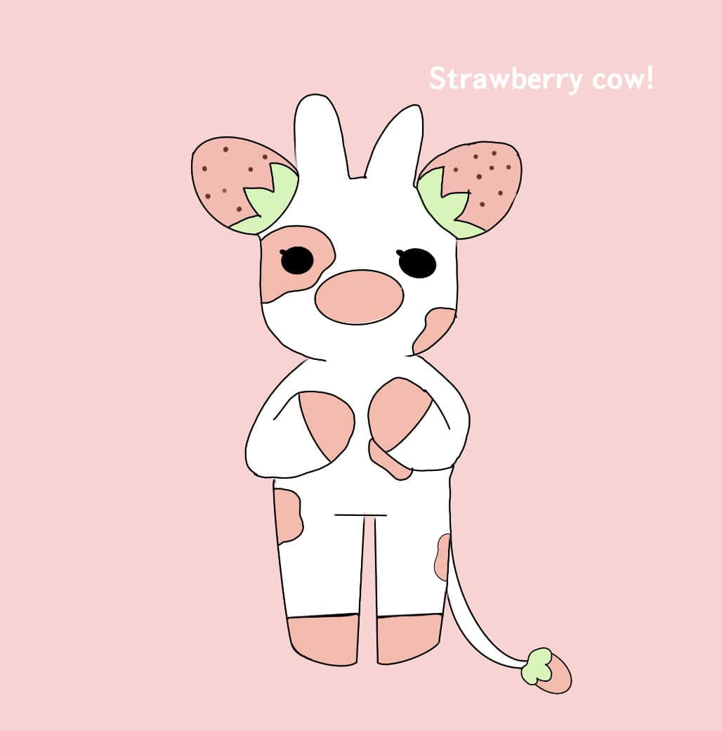 Android ডউনলডর জনয Cute Strawberry Cow Wallpaper APK