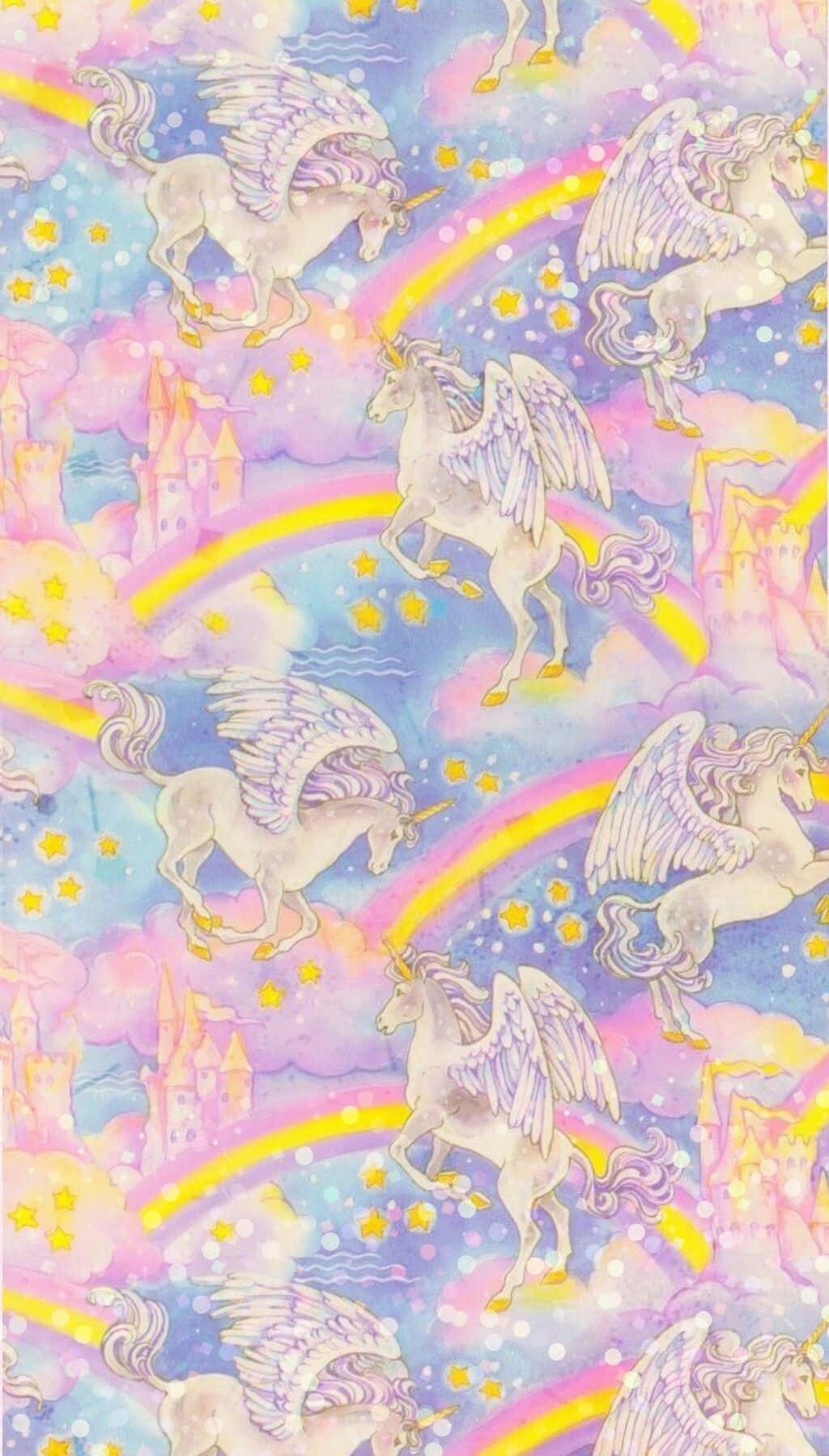 Meet the Adorable Kawaii Unicorn! Wallpaper