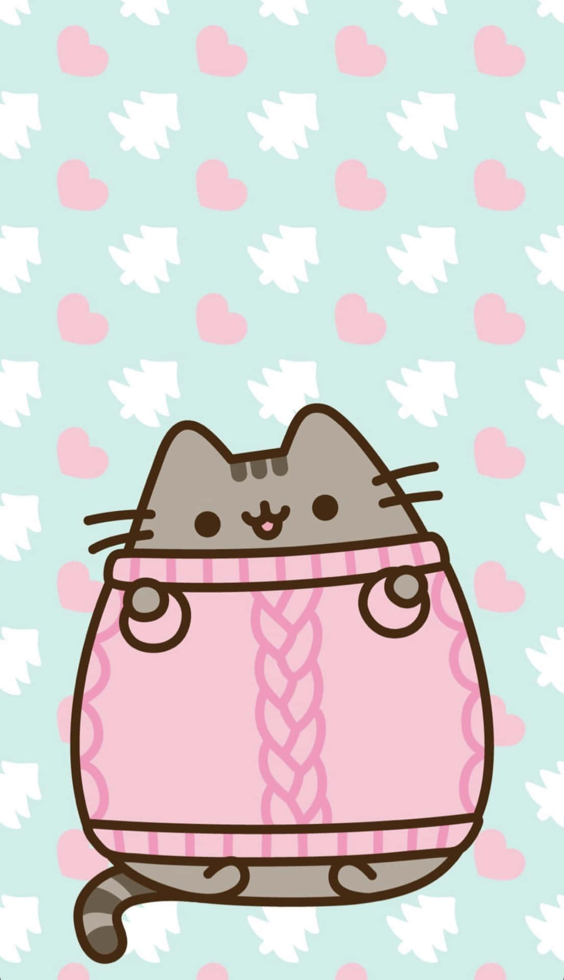 Celebrate Valentine's Day with a cute and kawaii Valentine design! Wallpaper