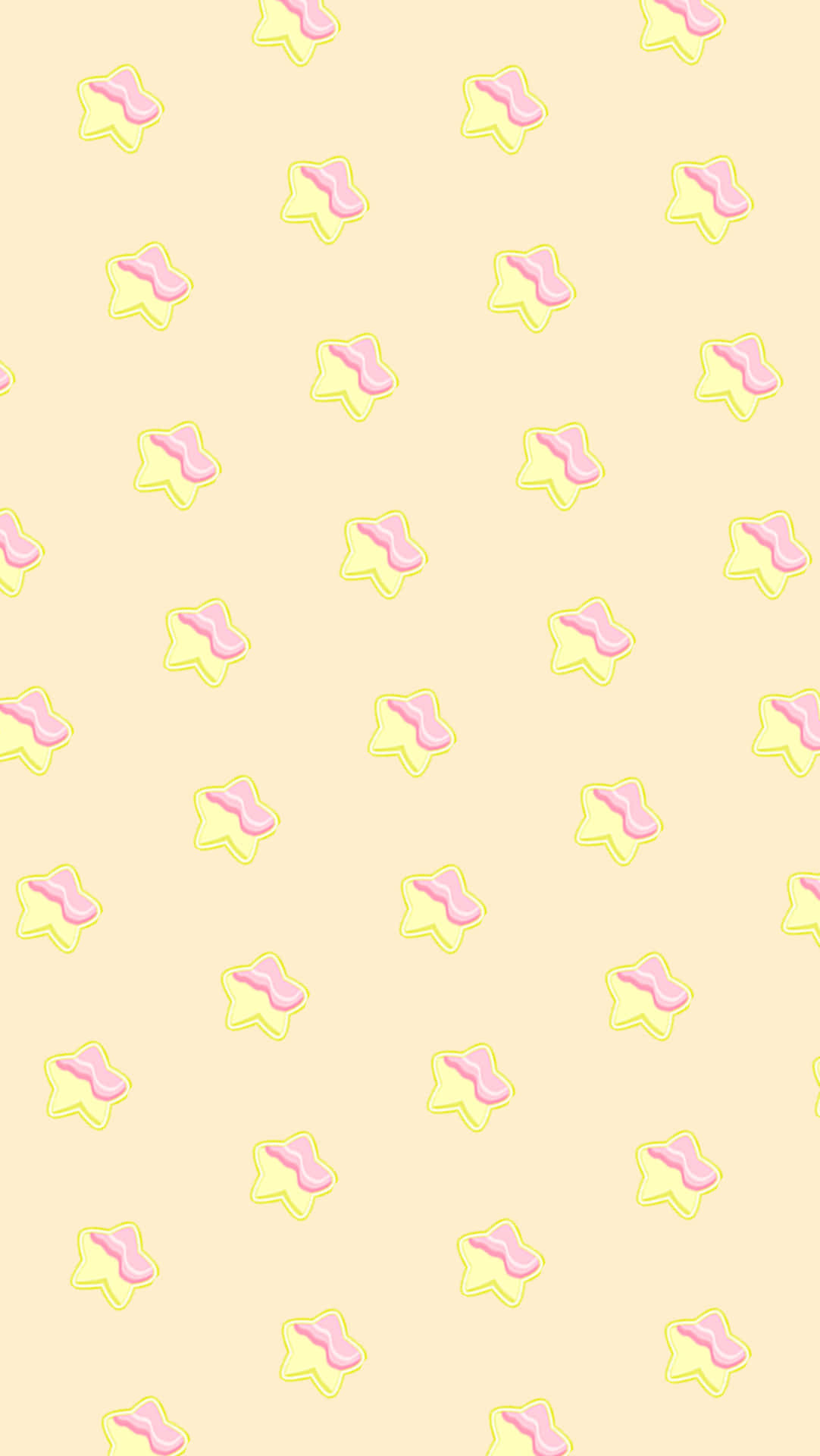 Et lyserødt gule bue er den perfekte måde at tilføje et lille kawaii-pift til dit udseende. Wallpaper