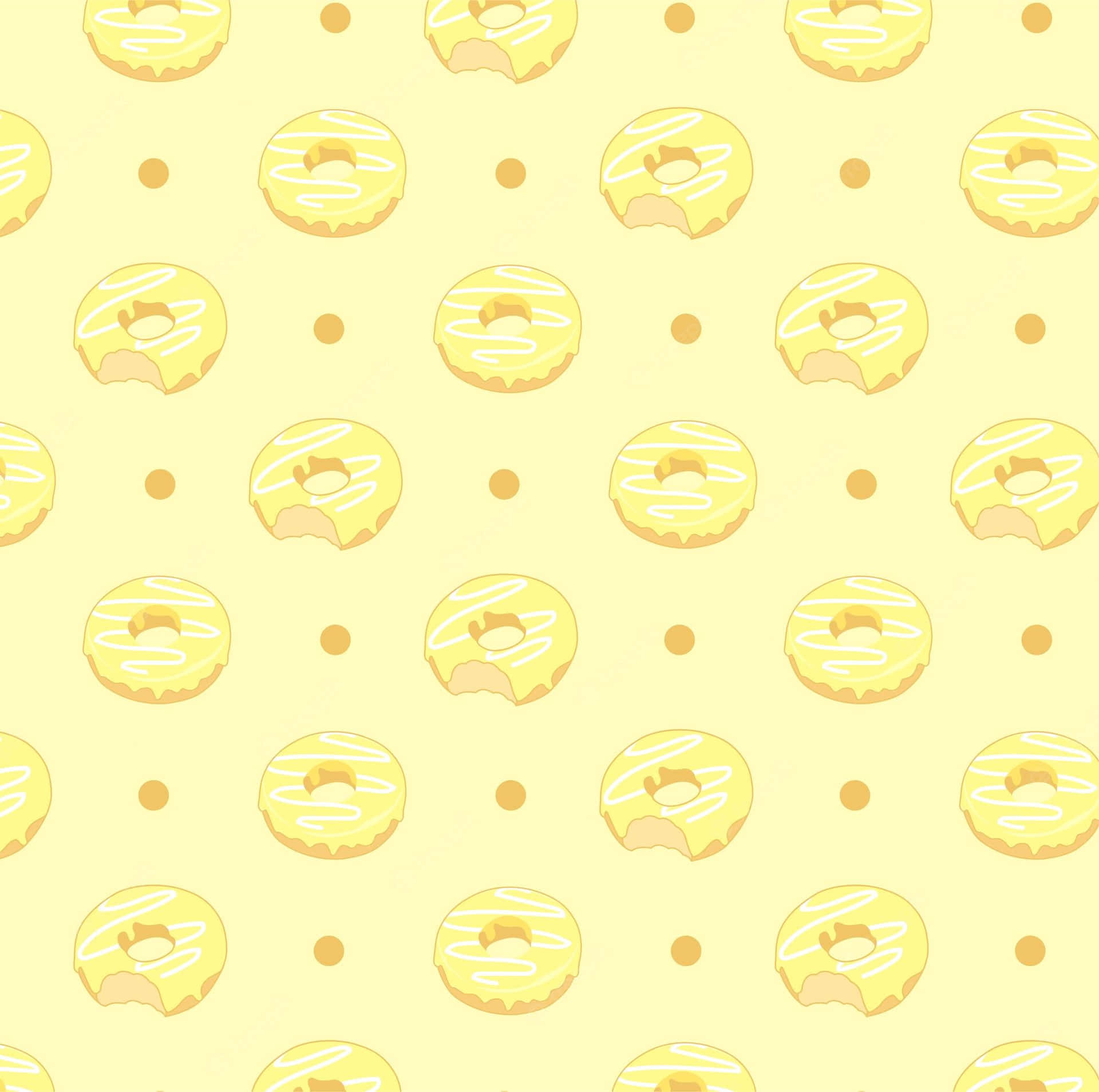 Brighten Up Your Day with This Kawaii Yellow Character Wallpaper