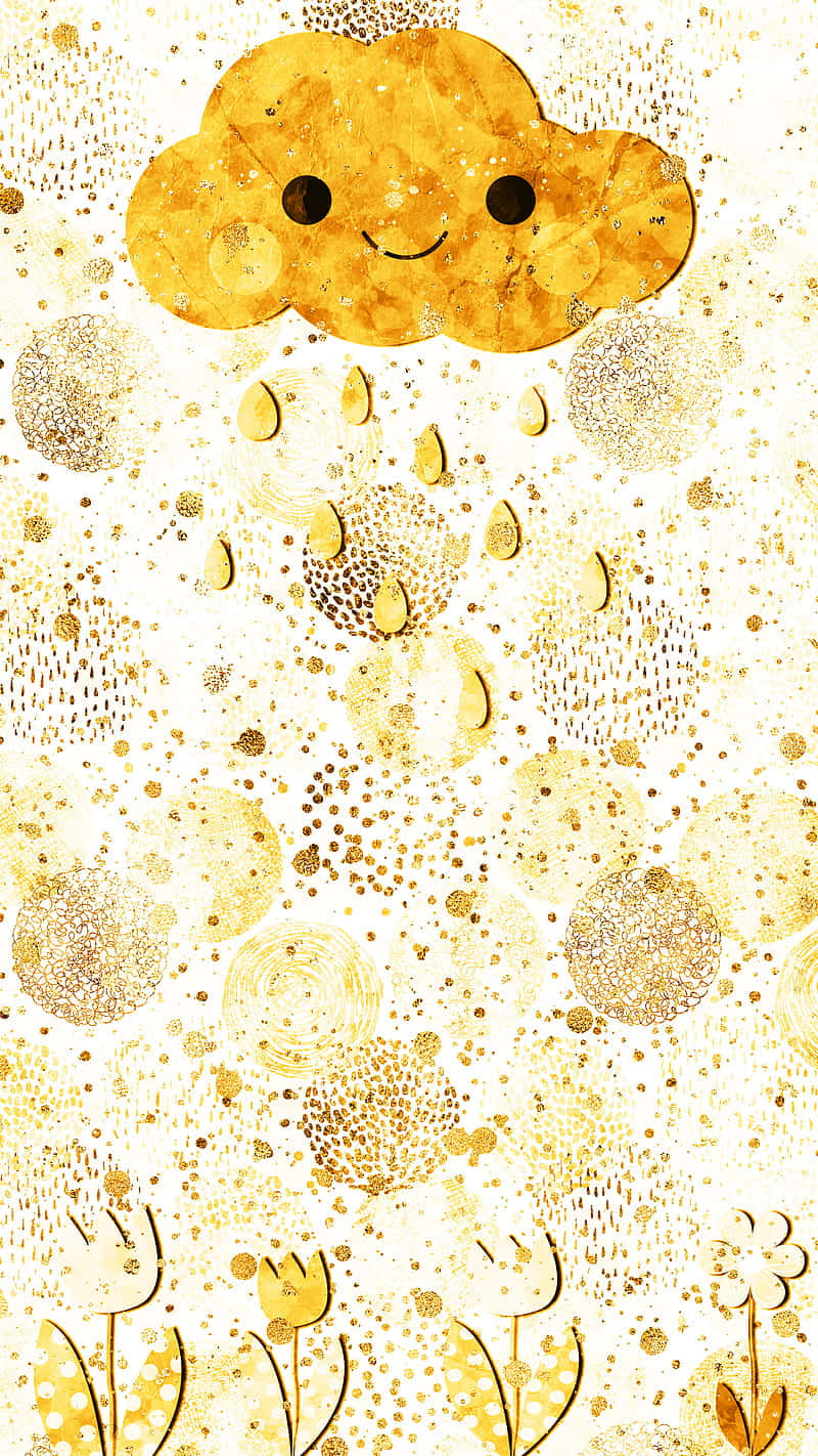 Glückist Eine Farbe - Kawaii Gelb Wallpaper