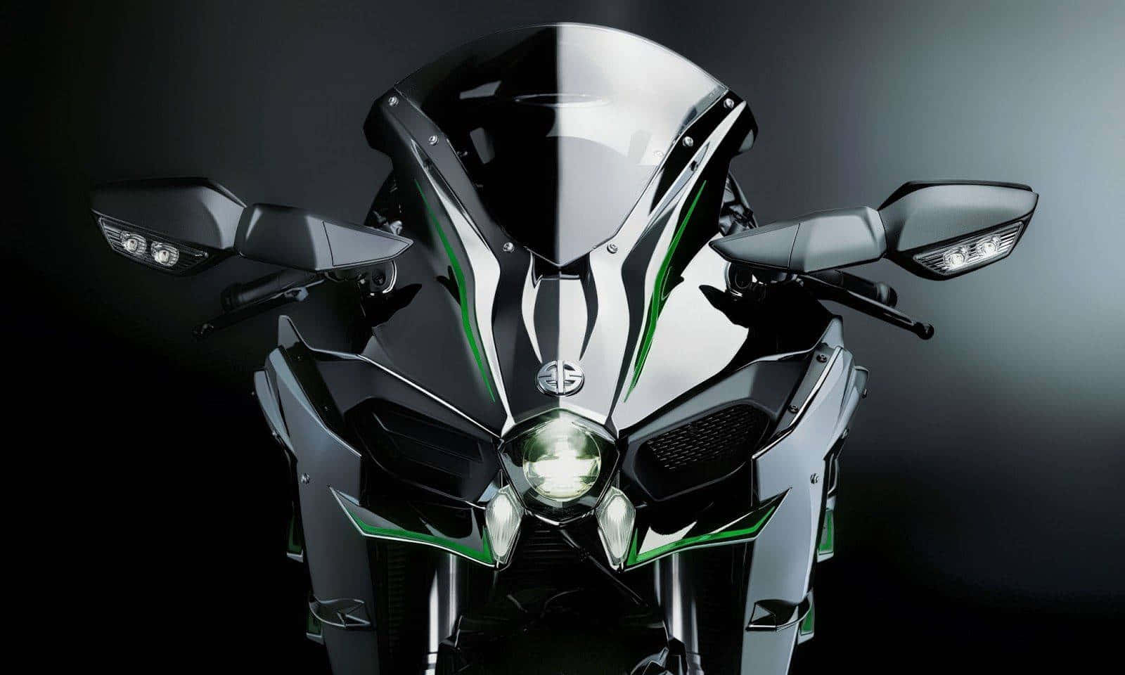 Kawasaki Ninja Motorcycle In Full Speed Wallpaper
