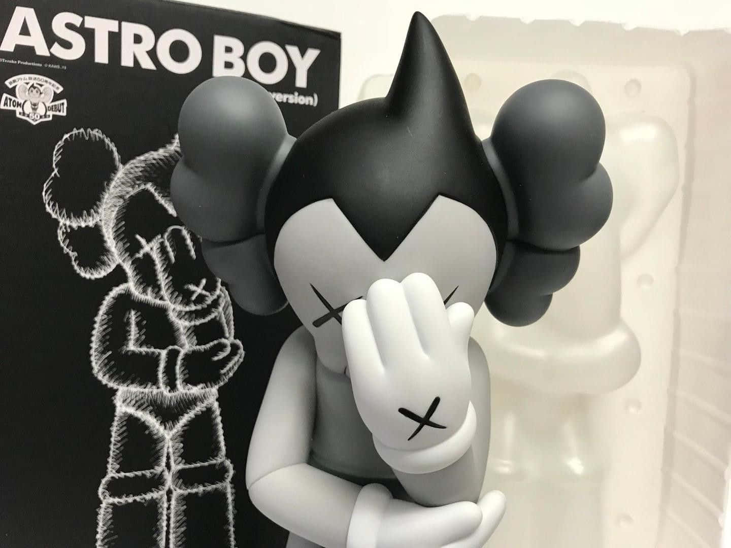 Kaws Astro Boy in Contemporary Art Wallpaper