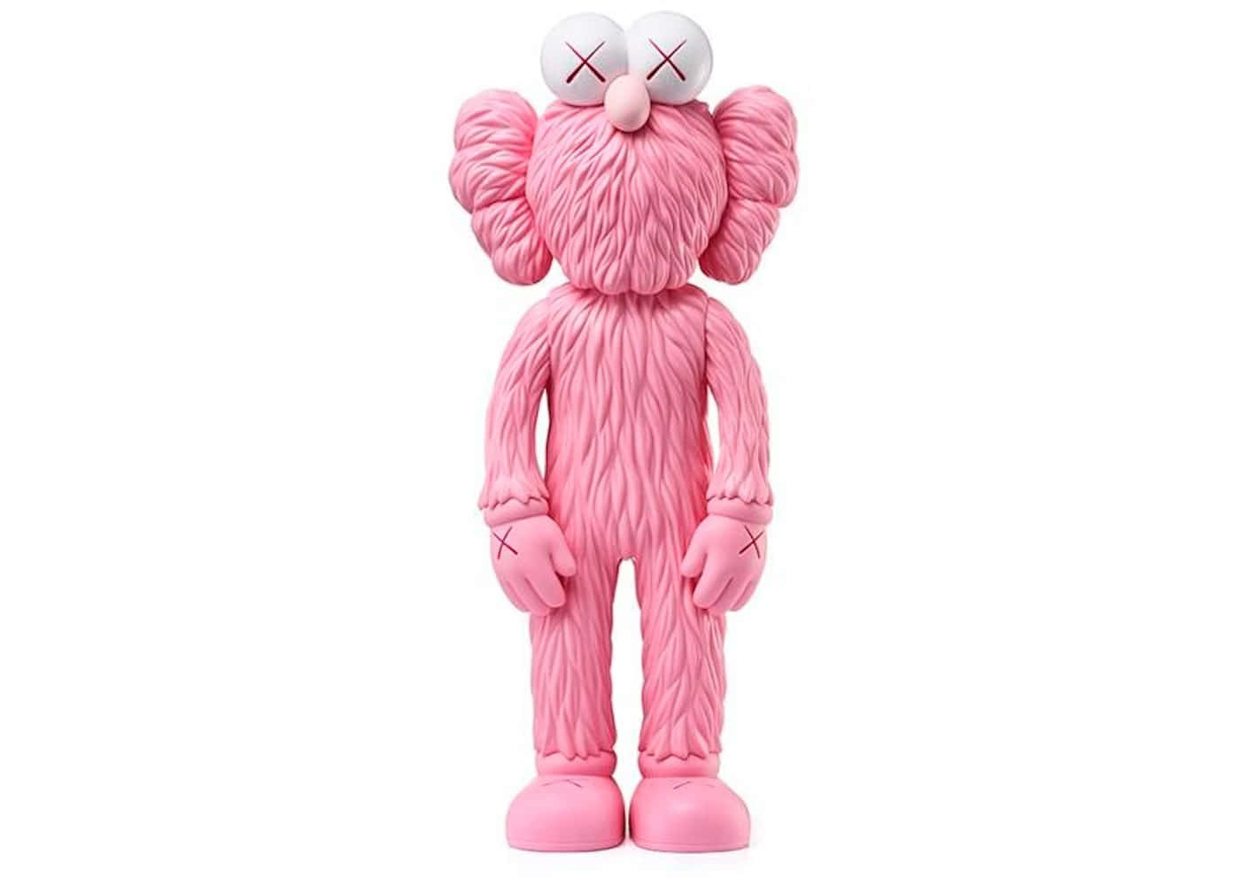 Figur Kaws Bff Berwarna Pink Wallpaper