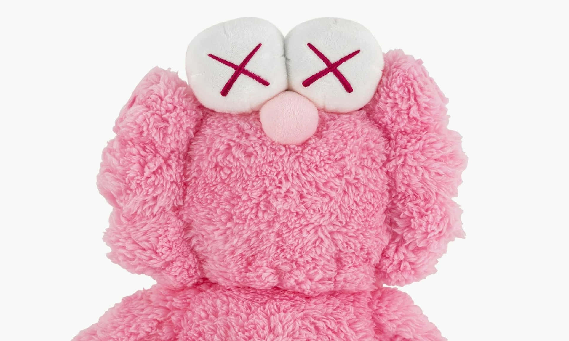 Mainan Plush Kaws B F F Pink Wallpaper