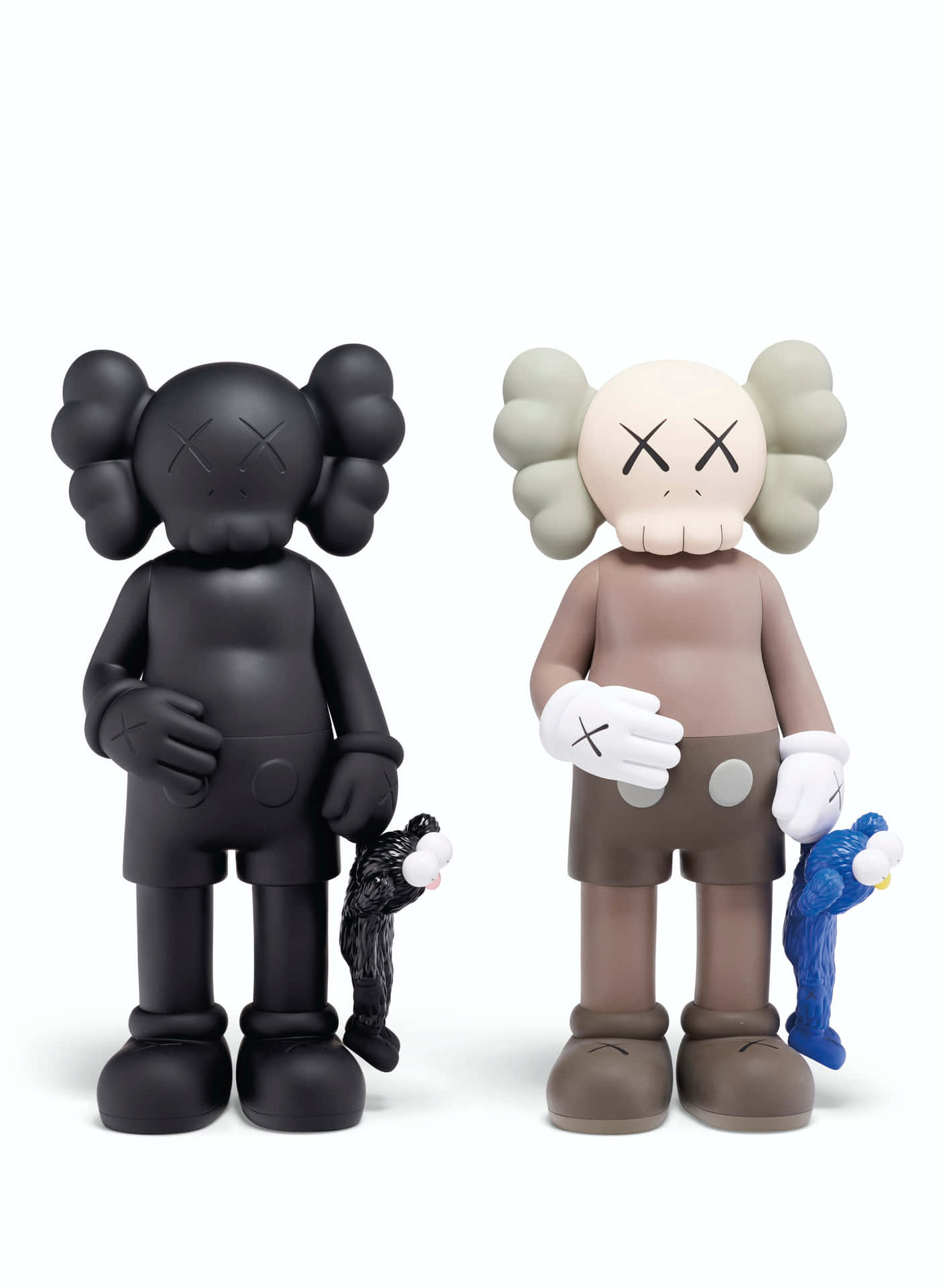 KAWS BFF: Iconic Art and Endearing Friendship Wallpaper