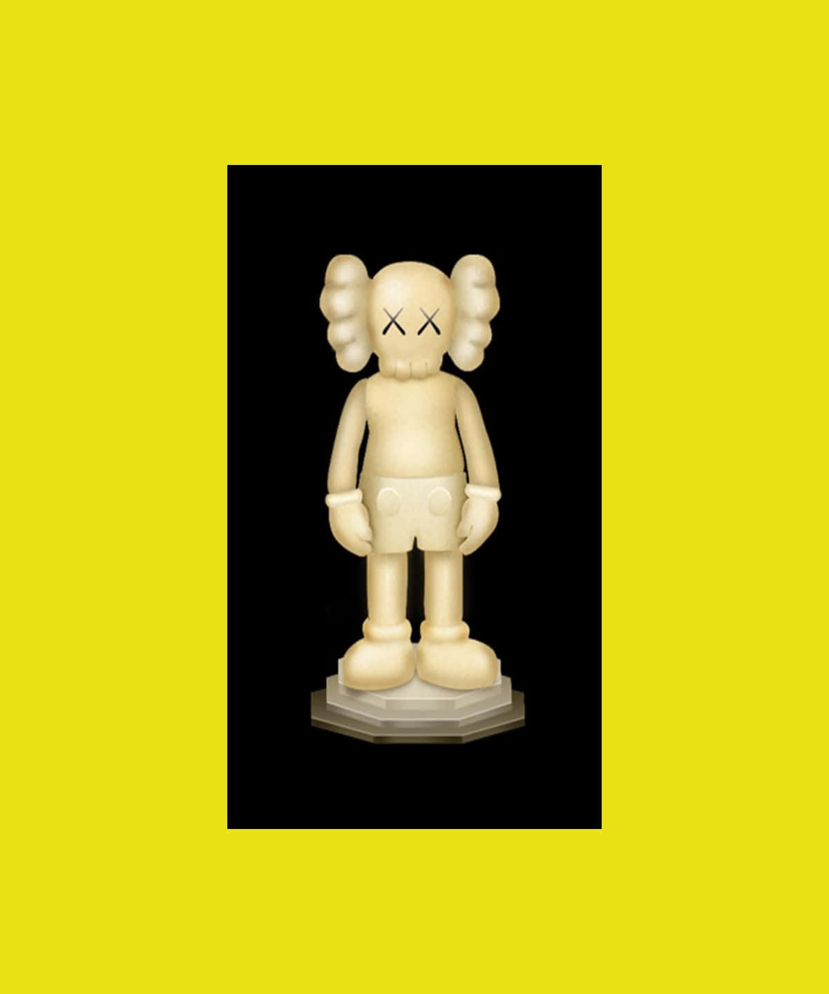 A Collection of Colorful Kaws Figures Wallpaper