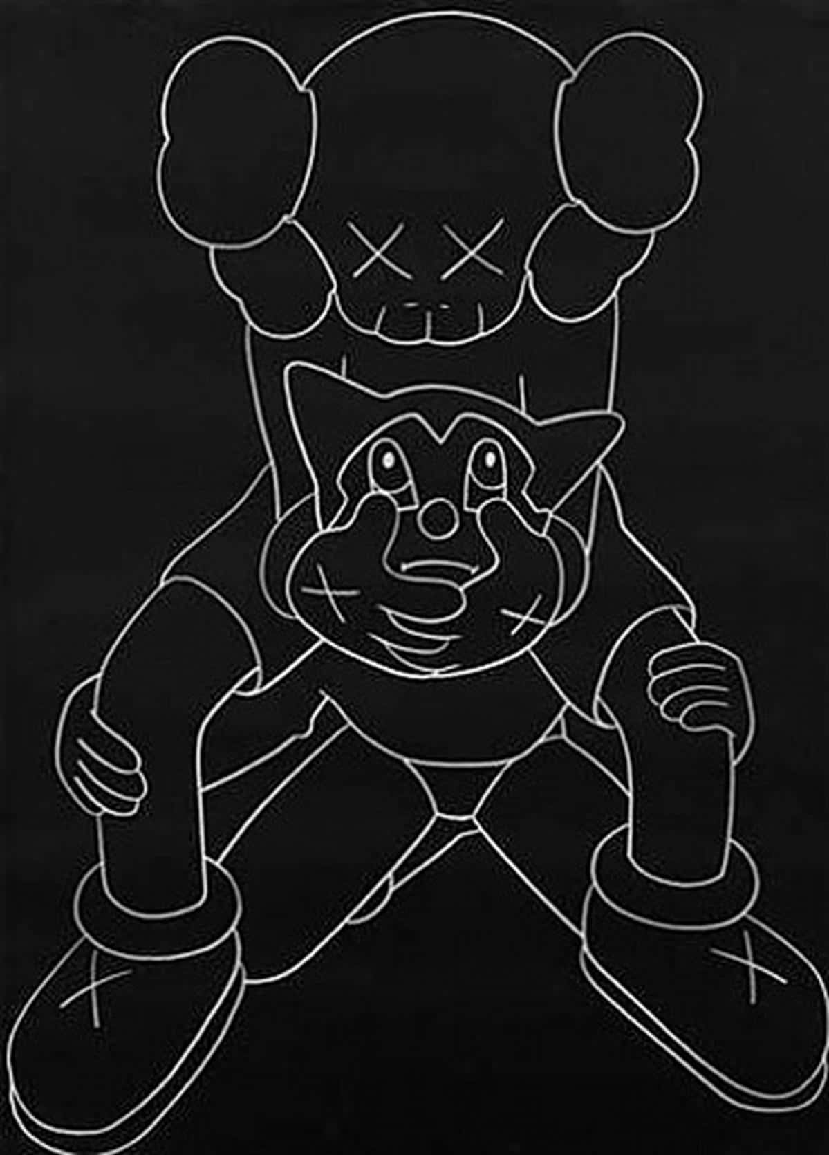 Download Get the perfect phone for your lifestyle with KAWS as your  wallpaper Wallpaper  Wallpaperscom