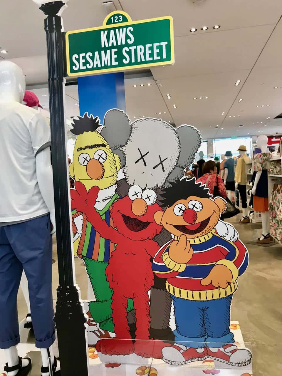 KAWS x Sesame Street Artwork Wallpaper
