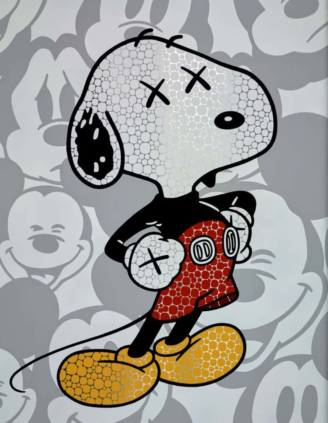 Kaws Snoopy Taide Taustakuva