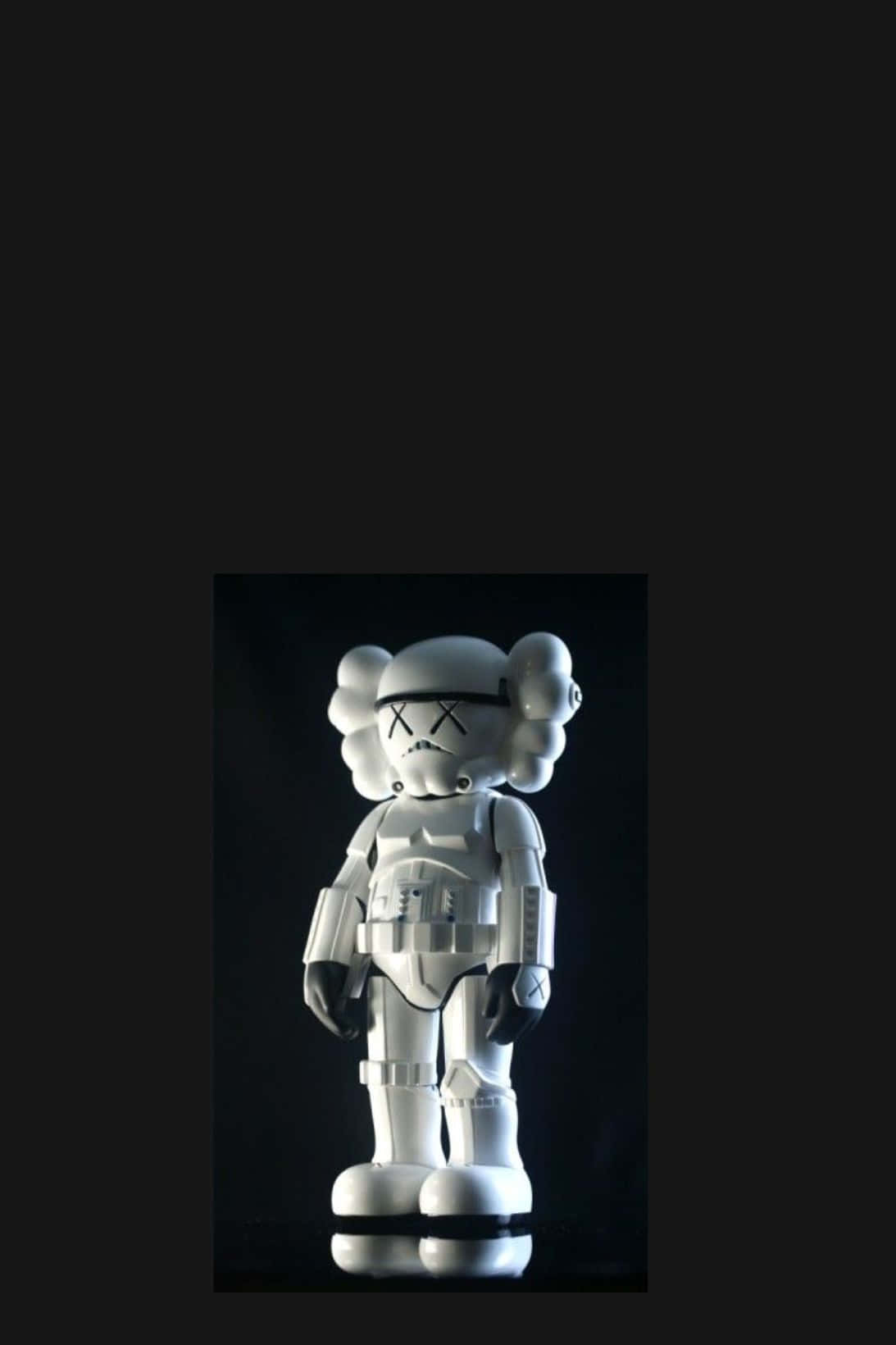 Kaws Stormtrooper - Artistic Take on a Classic Star Wars Character Wallpaper