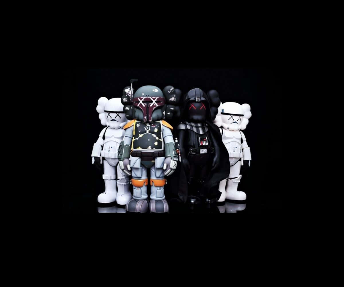 KAWS Stormtrooper takes the galaxy by storm! Wallpaper