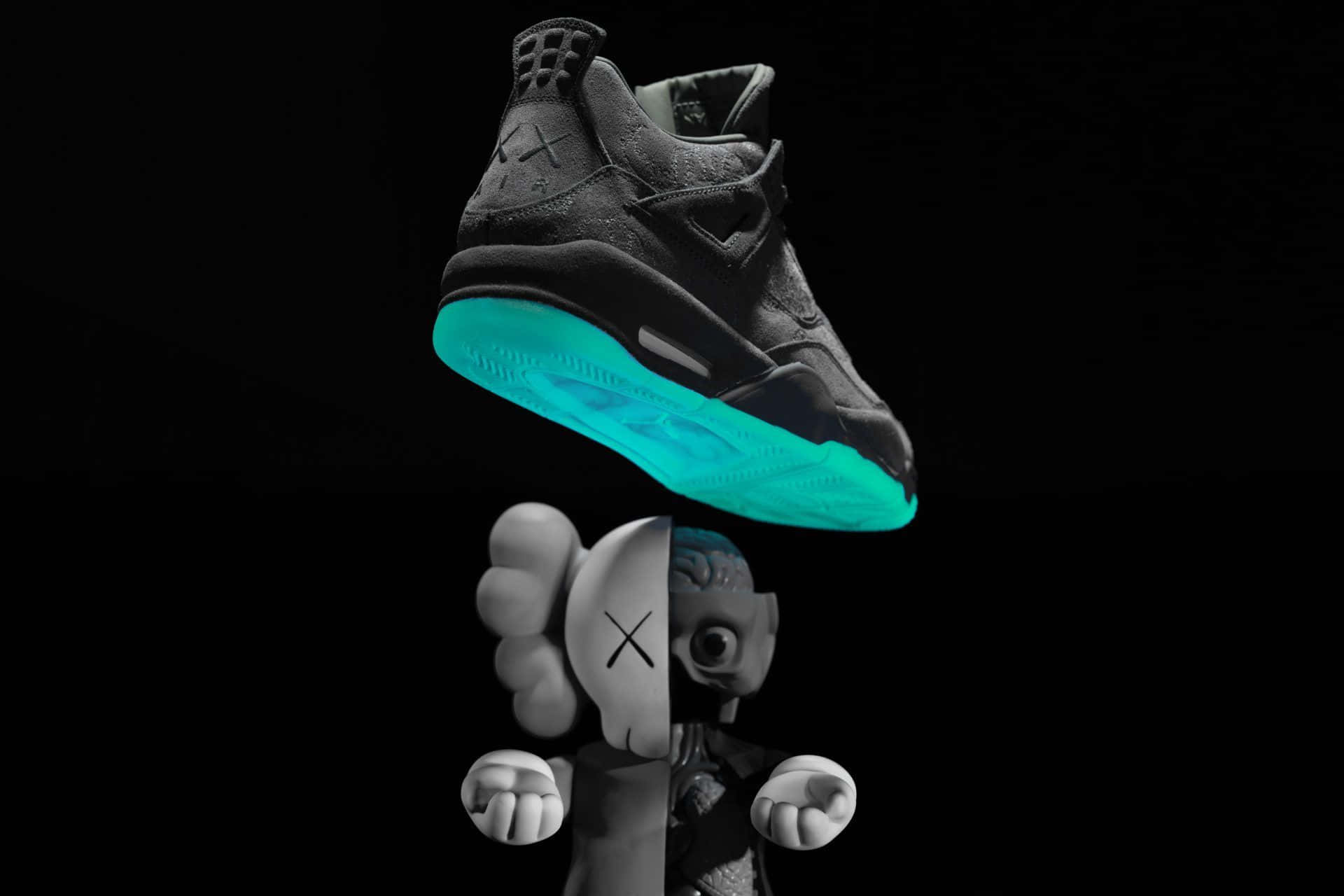 Kaws X Air Jordan - The Ultimate Collaboration in Street Style and Comfort Wallpaper