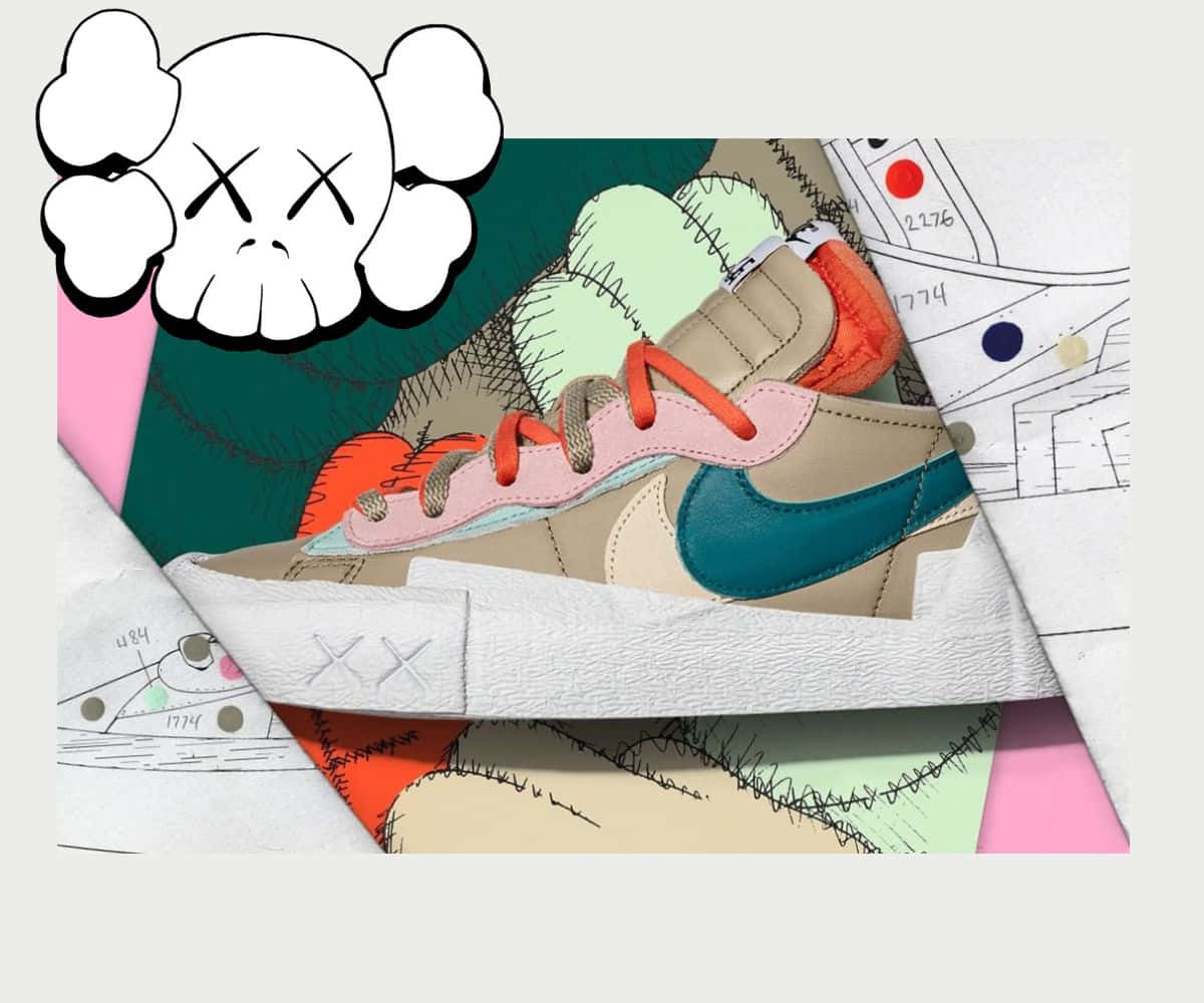 Kaws X Nike Creates a Visual Masterpiece for Sneakerheads Wallpaper