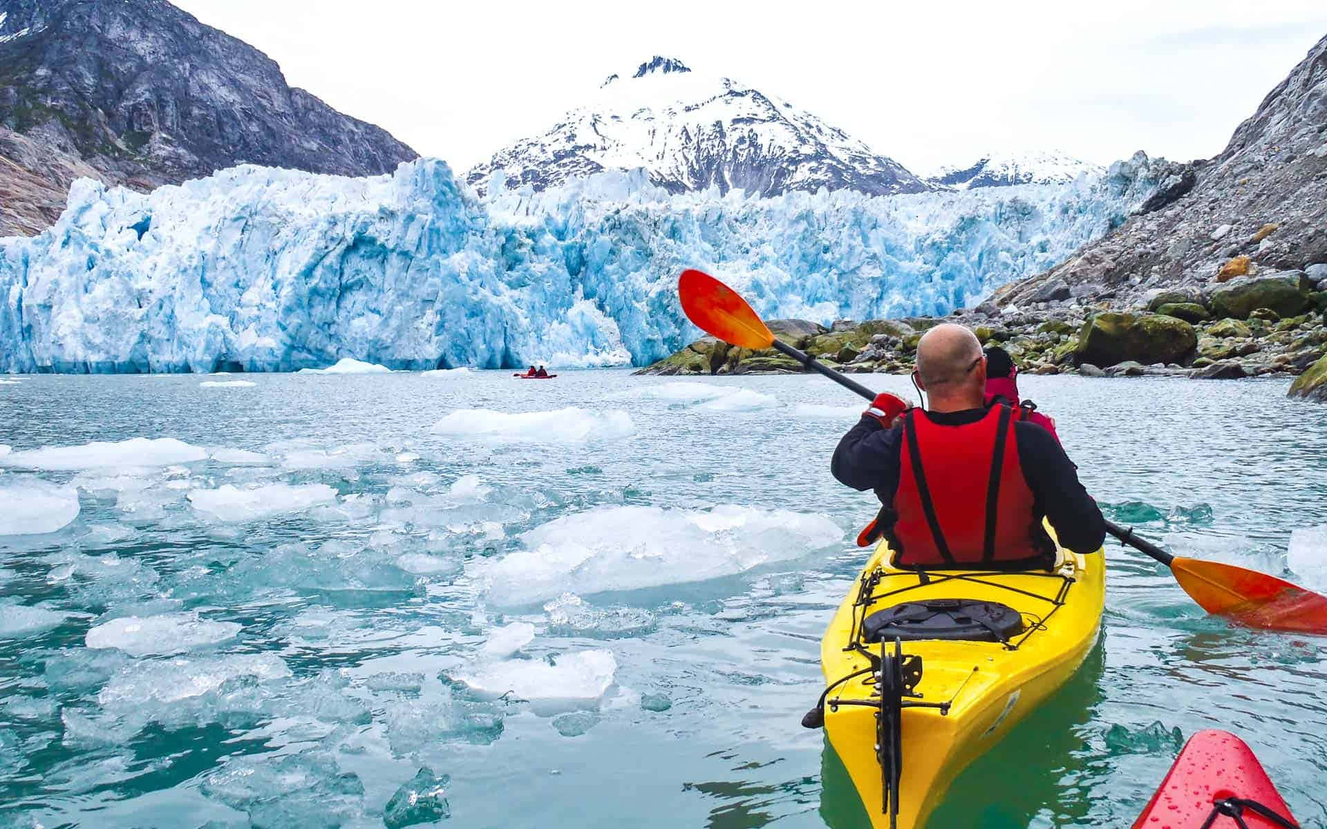 Kayaking Glacier Bay National Park Wallpaper