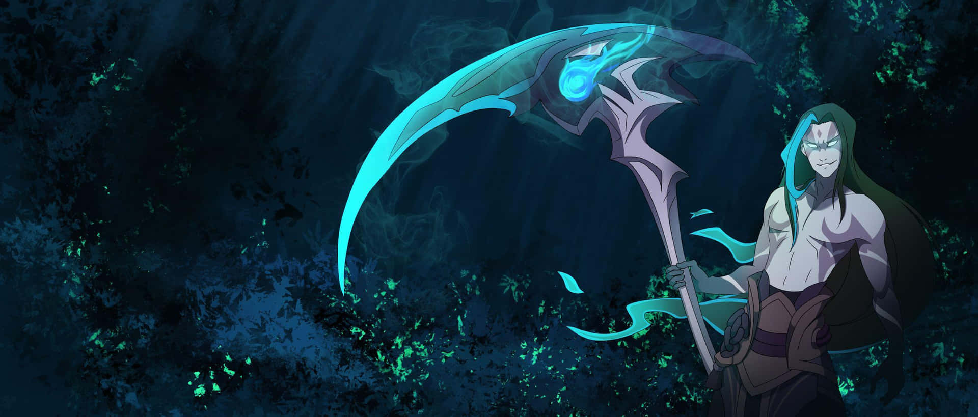 Kayn Darkin Scythe Forest Wallpaper