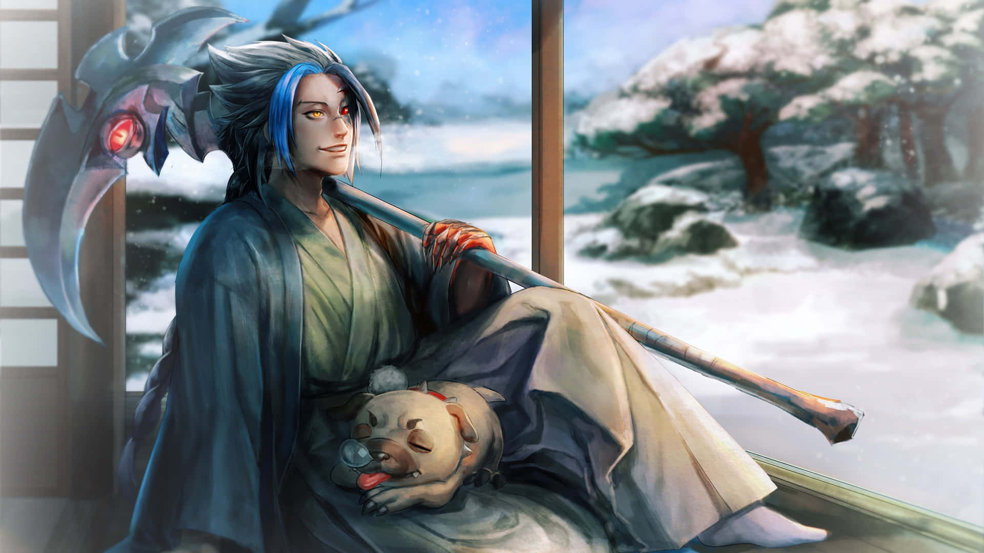 Kayn Winter Contemplation Wallpaper