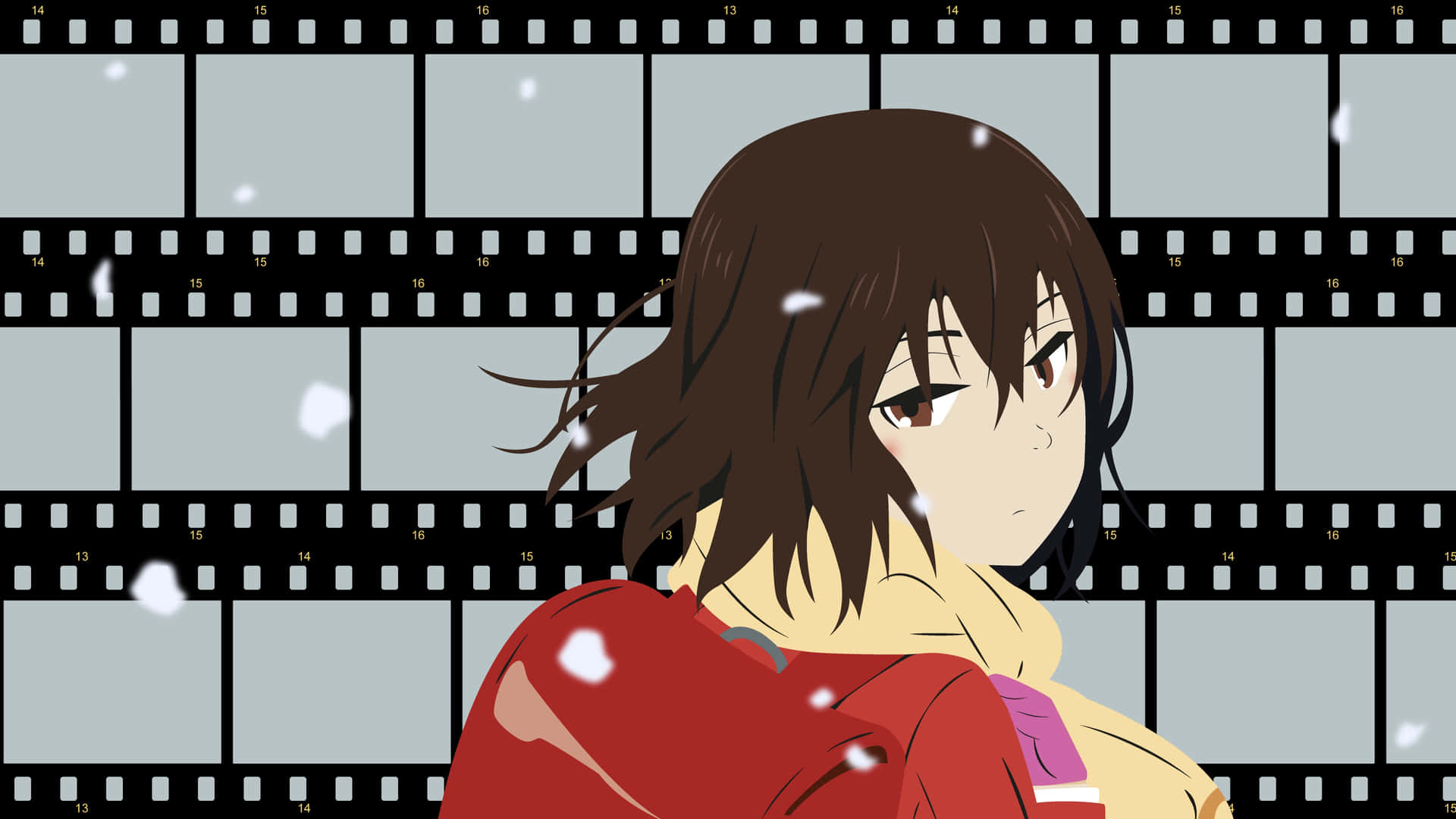 Kayo Hinazuki Film Strip Background Wallpaper