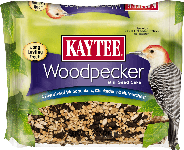 Kaytee Woodpecker Mini Seed Cake Package PNG