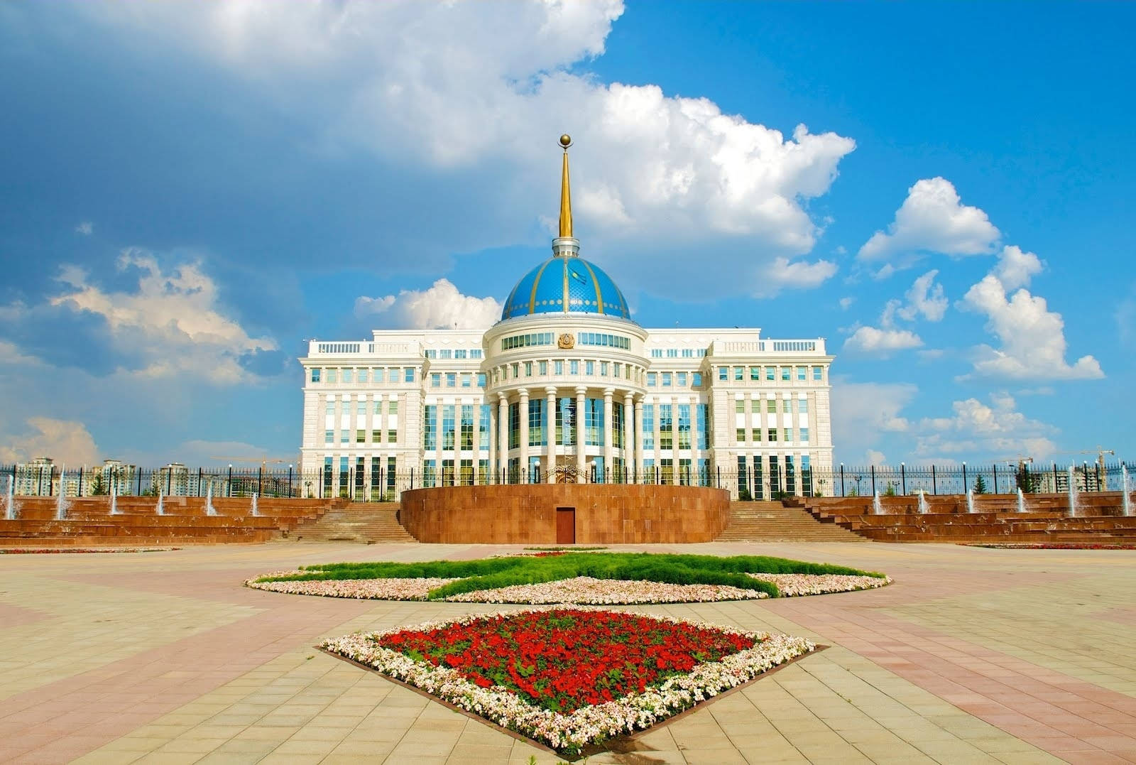 Palazzo Presidenziale Del Kazakistan Sfondo