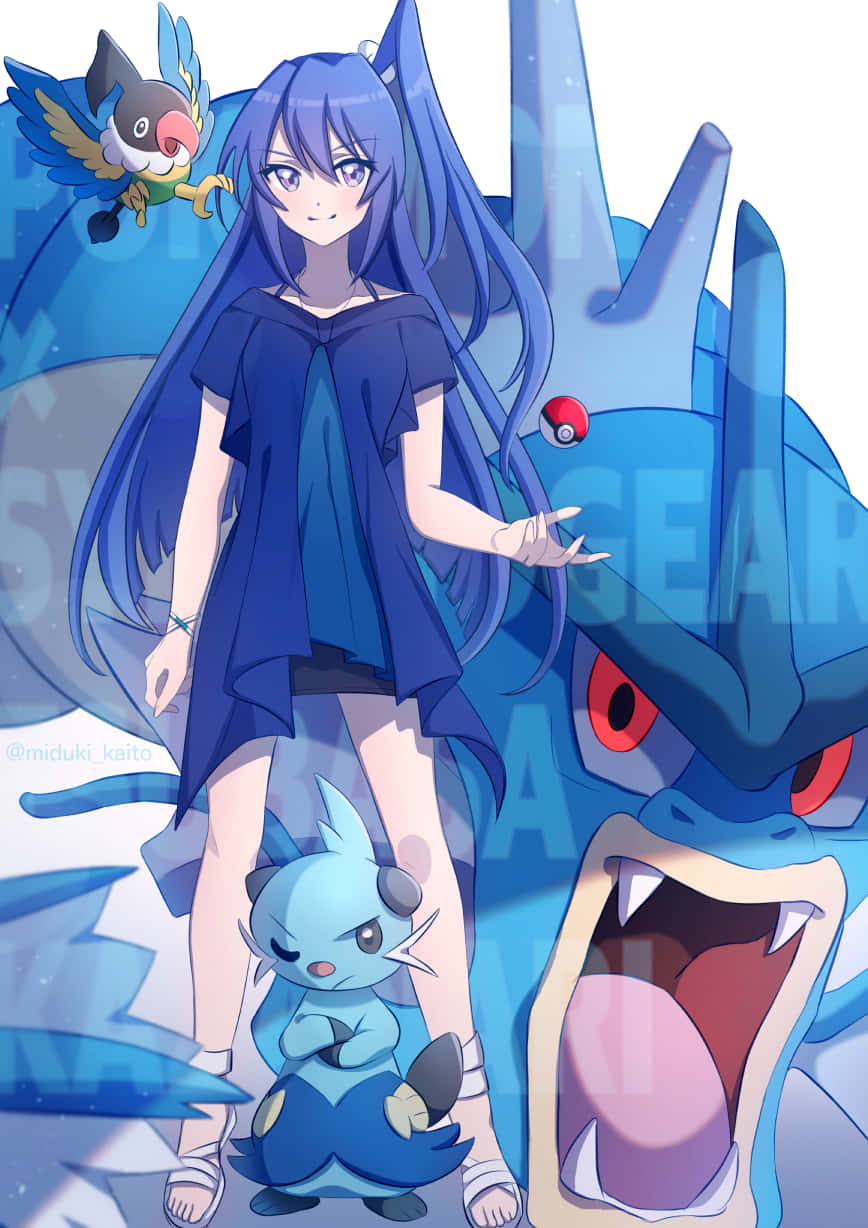 Kazanari With Chatot Pokémon Wallpaper