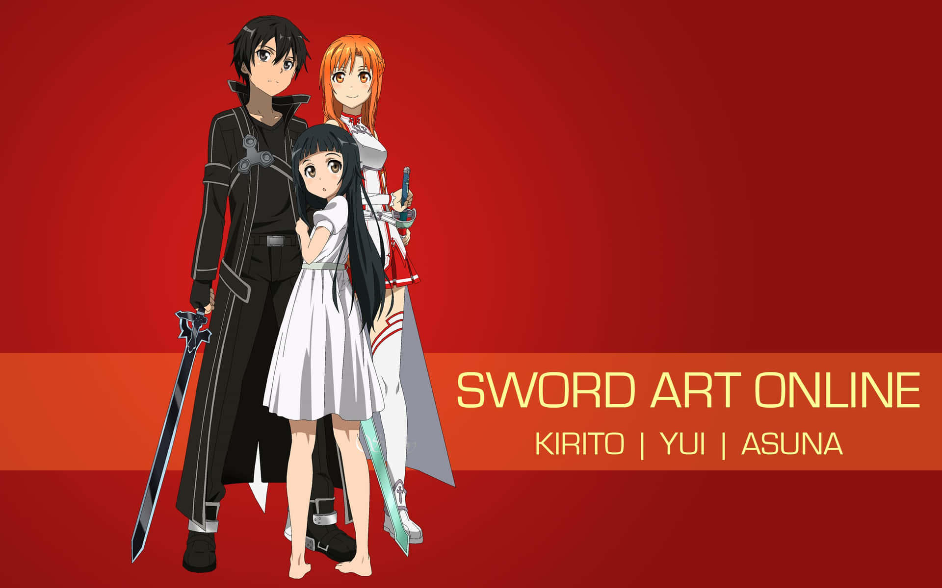 Download Kazuto Kirigaya (Kirito) in a dramatic battle scene Wallpaper