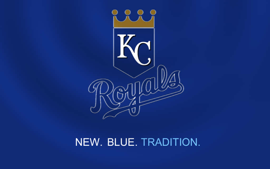 Stolte spillere fra Kansas City Royals viser deres lidenskab for spillet. Wallpaper