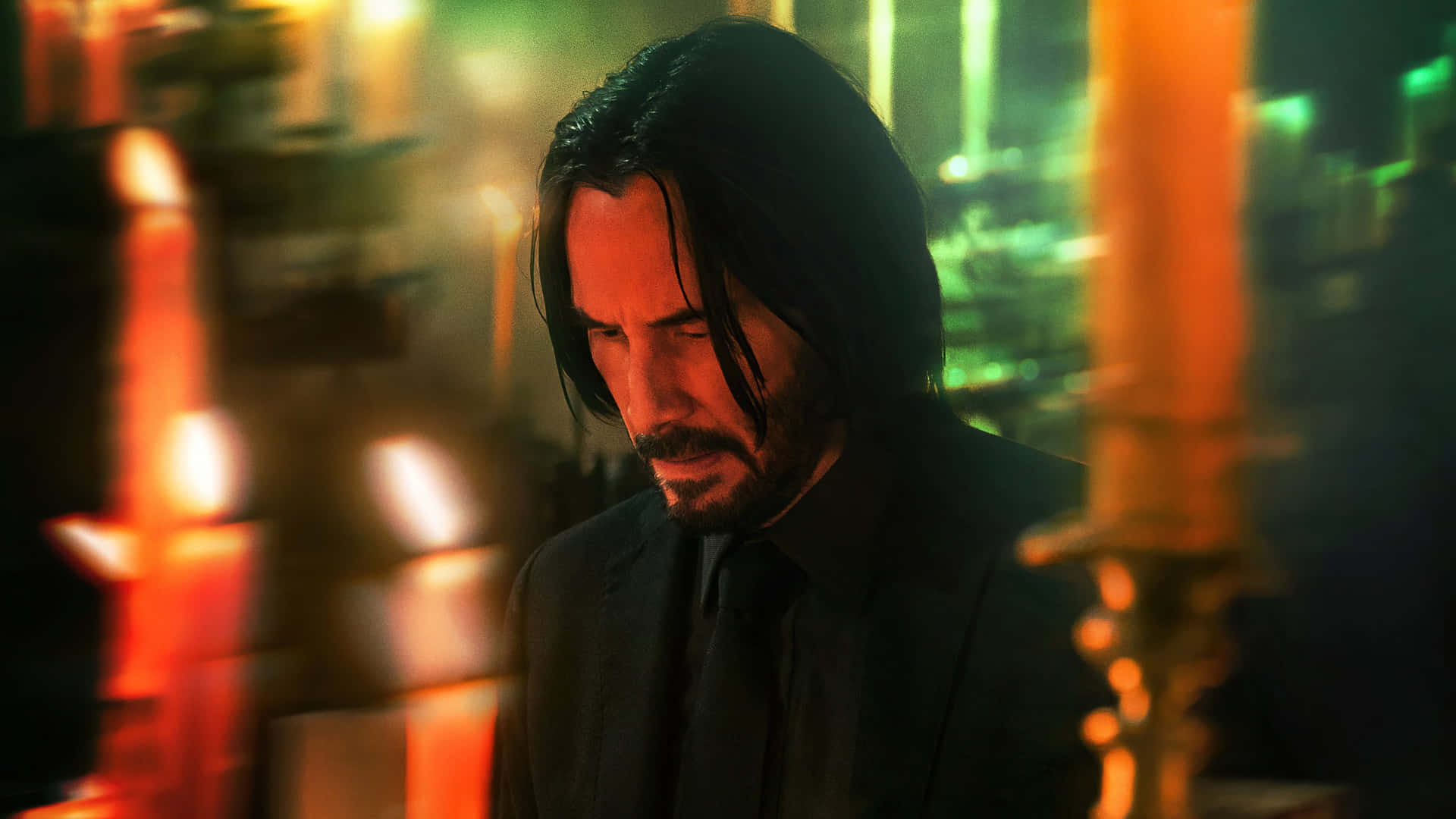 Hollywood megastar Keanu Reeves in a stunning high-definition background image.