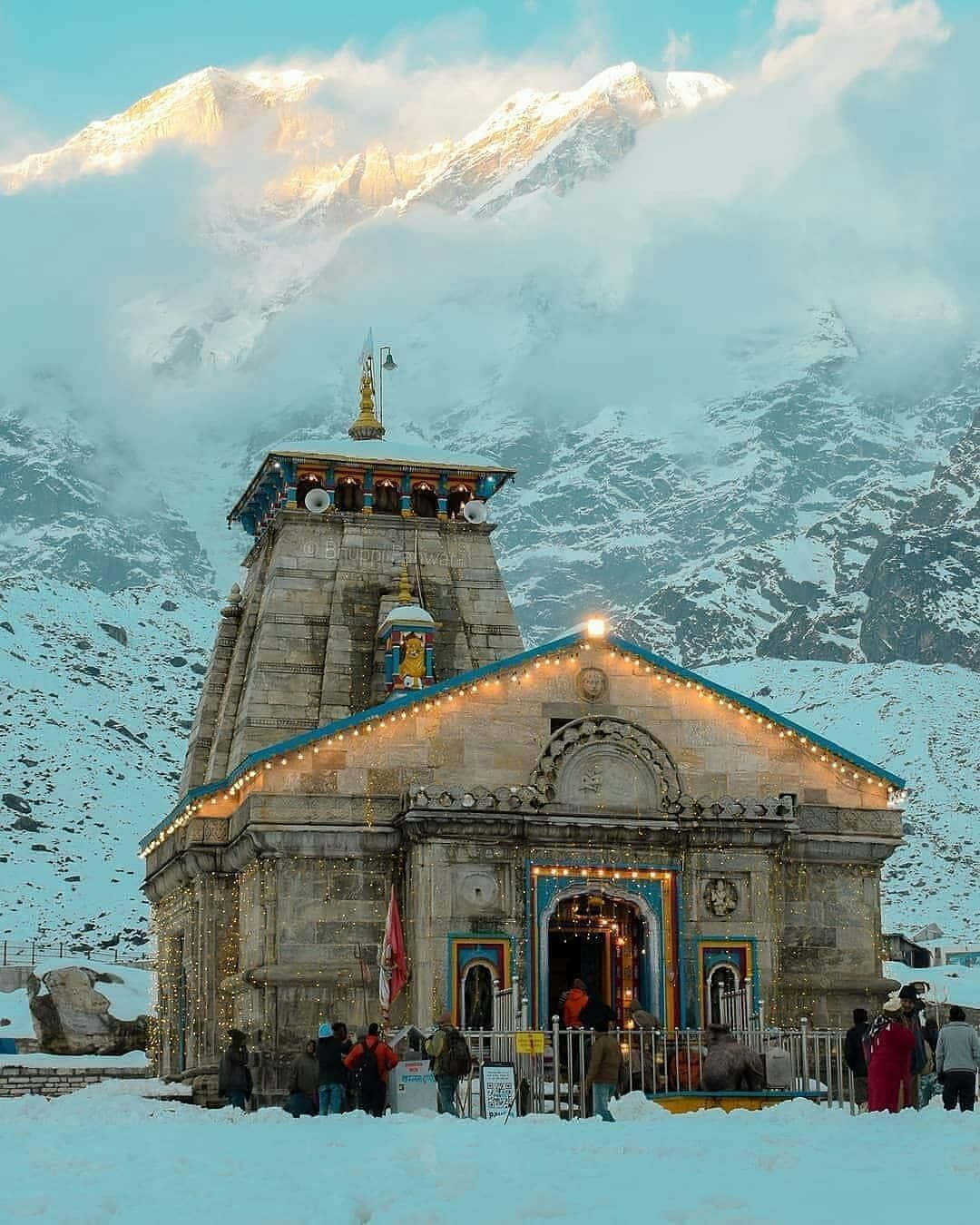 "Welcome to the peaceful and beautiful Himalayan village of Kedarnath."