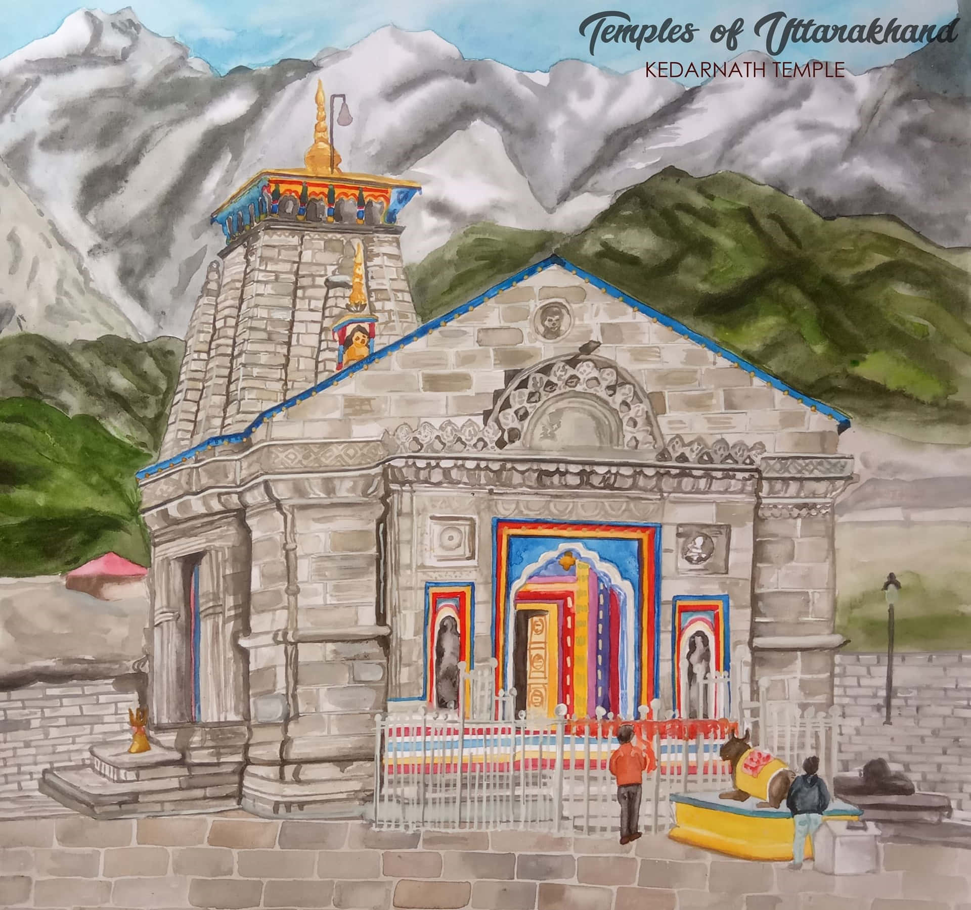 "The Magnificent Kedarnath Temple"