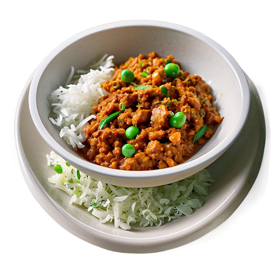 Keema Curry With Peas Png Dru PNG