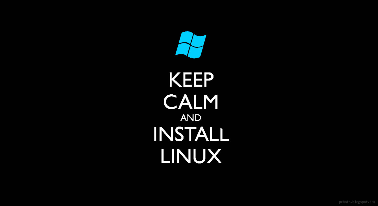 Keep Calm And Install Linux Os Background