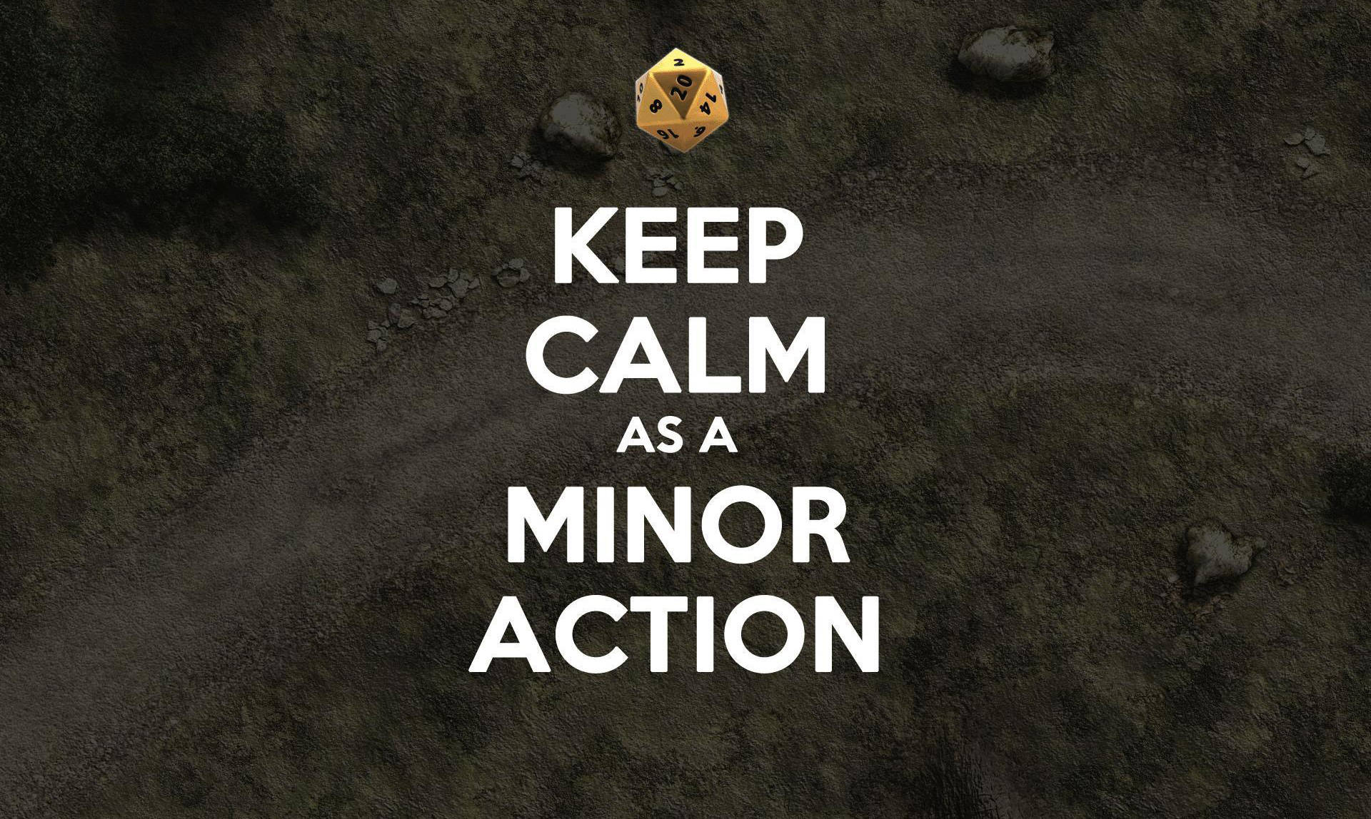 Keep calm as a minor action written in a dark black background, funny quotes meme.