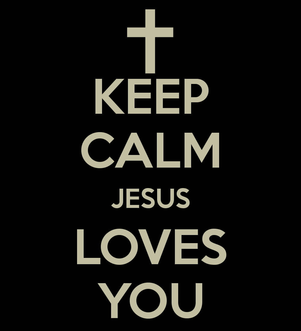 Keep Calm I Love Jesus Iphone Wallpaper