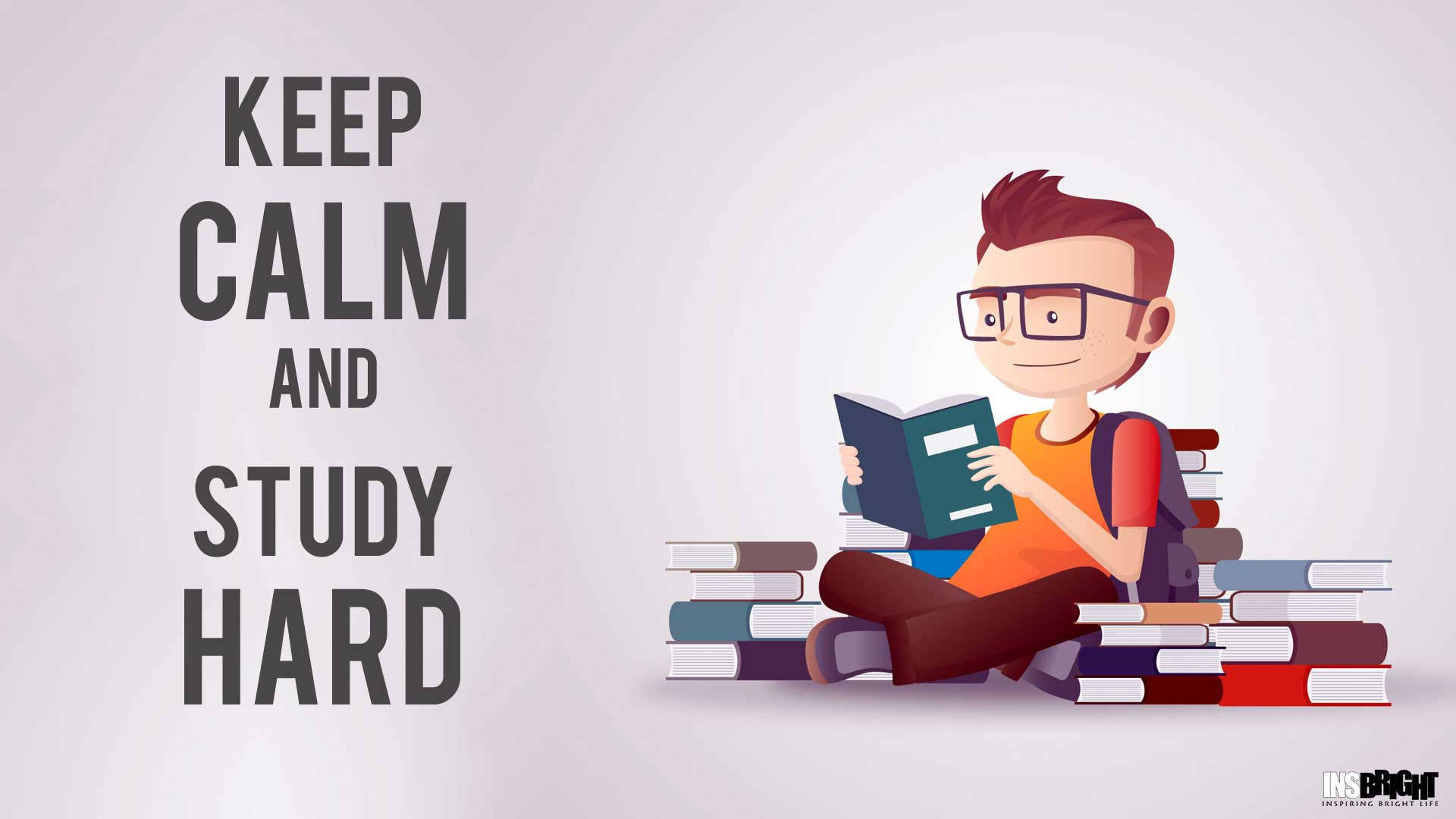 Keep Calm While Studying Wallpaper