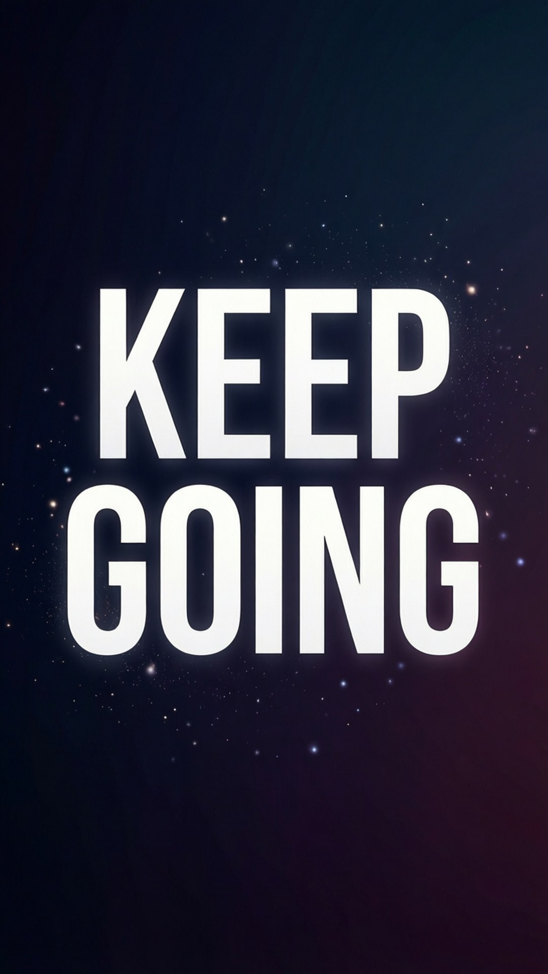 Keep Going Typografi Wallpapers
