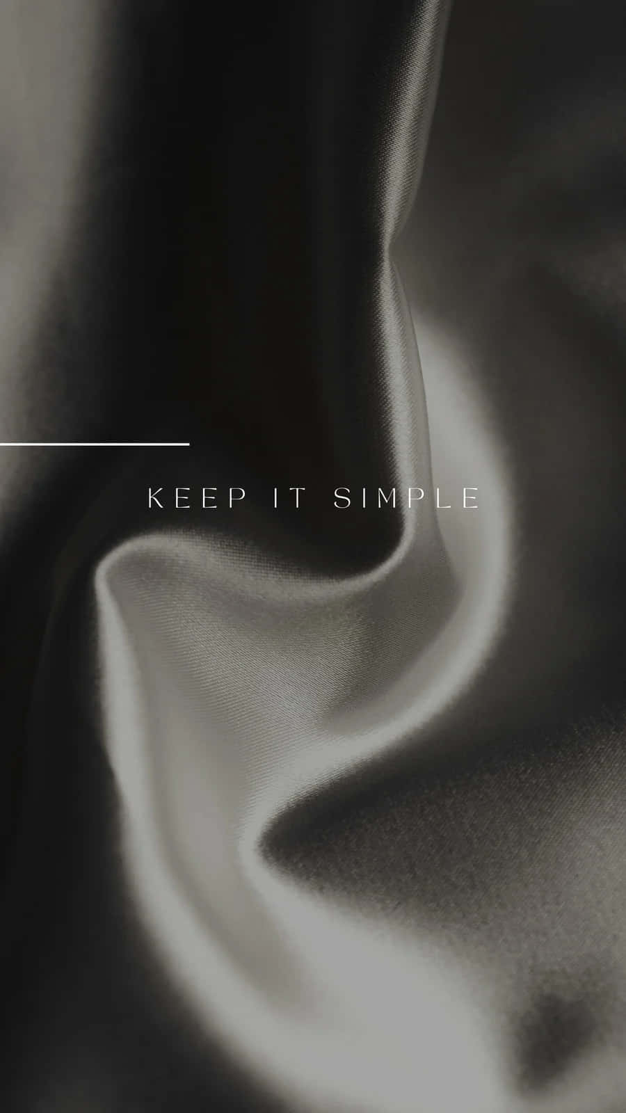 Keep It Simple Inspirational Quote Wallpaper