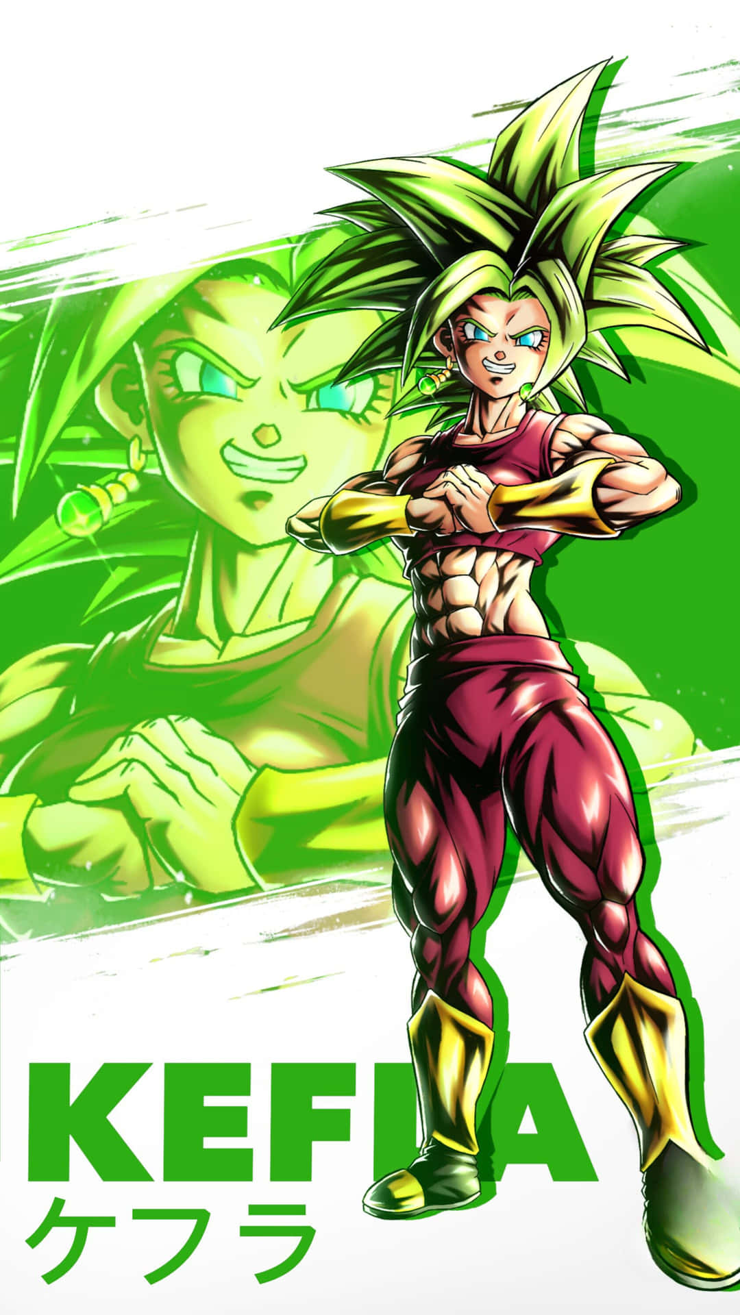 Kefla Dragon Ball Super Kunstwerk Achtergrond