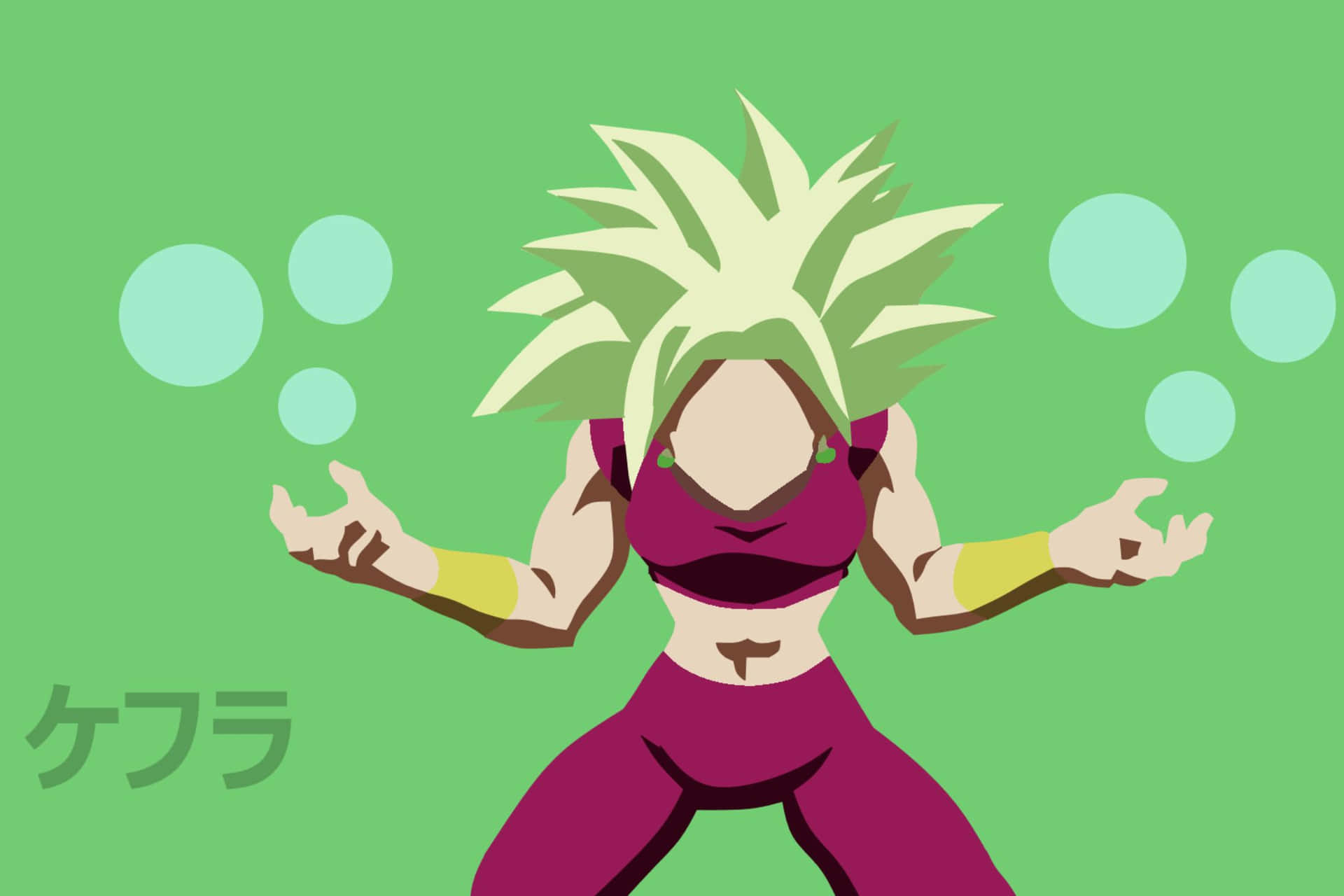 Download Kefla Dragon Ball Super Power Up Wallpaper | Wallpapers.com