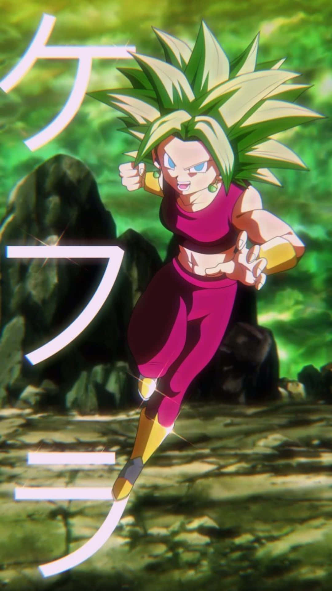 Kefla Super Saiyan Oplaad Achtergrond